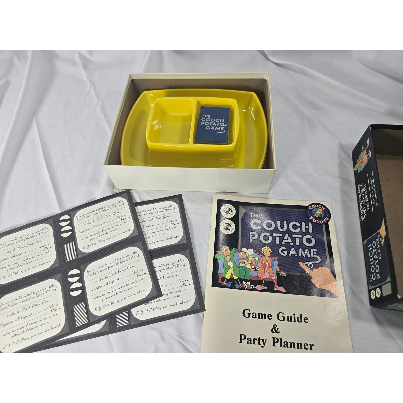 1987 Couch Potato Game by TDC Games New Open Box Complete Party TV Commercials