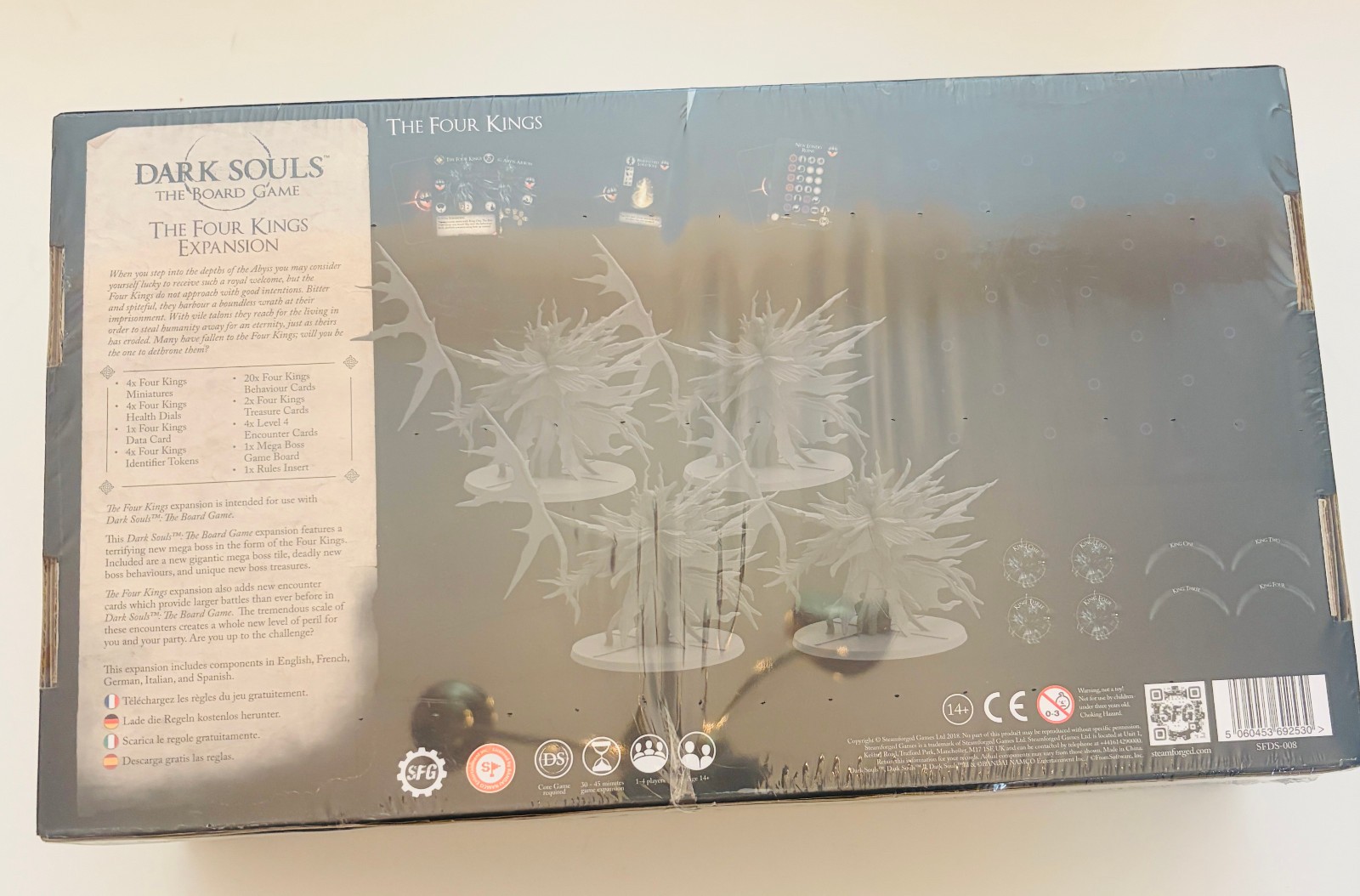 Four Kings Expansion – Dark Souls The Board Game – NEW IN SHRINK