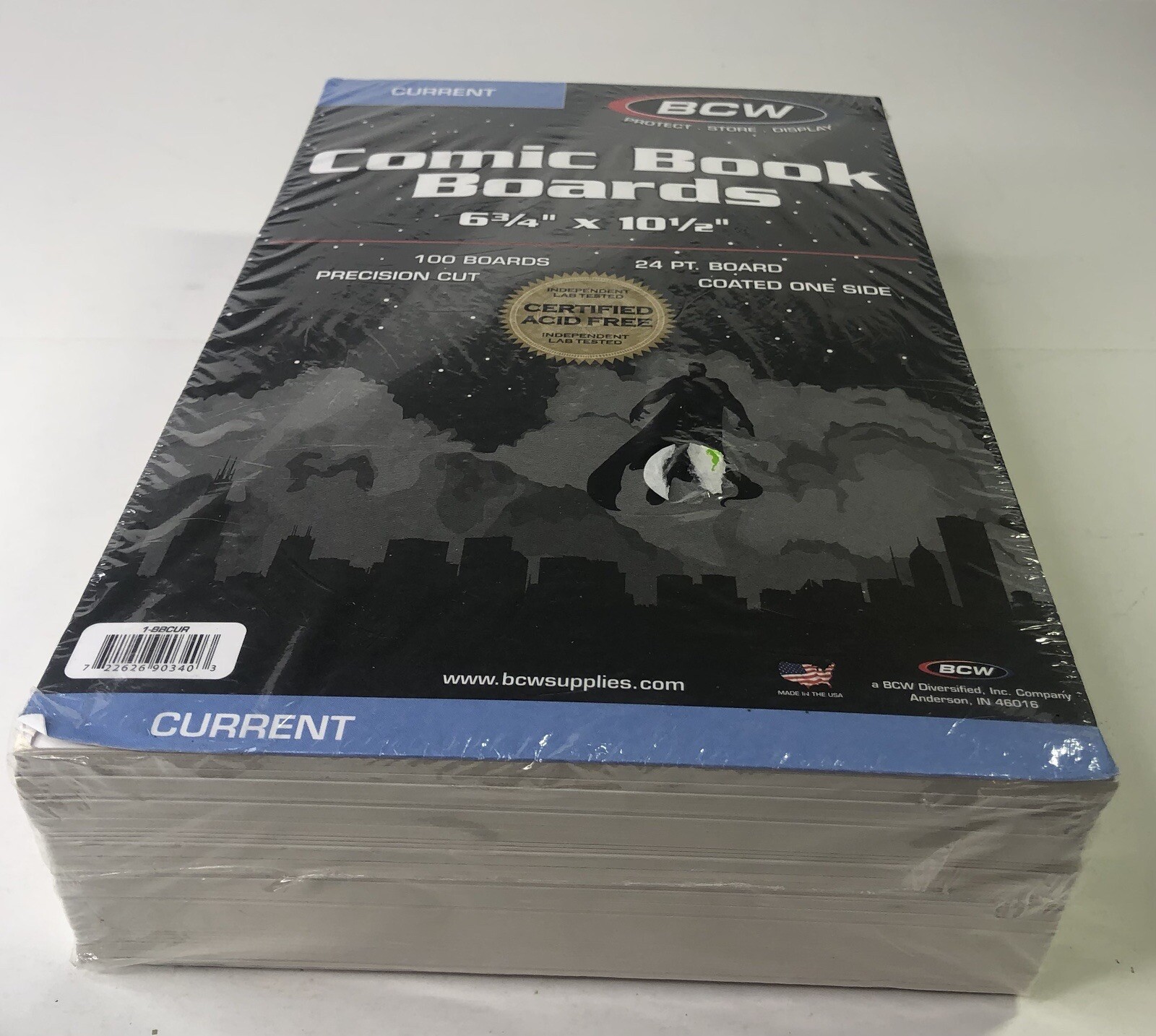 Modern Comic Book Acid Free Backing Boards white backers Pack 100 BCW