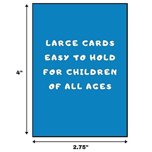 6 Pack Tabletop Game Set Fun Card Decks for Kids Family Entertainment