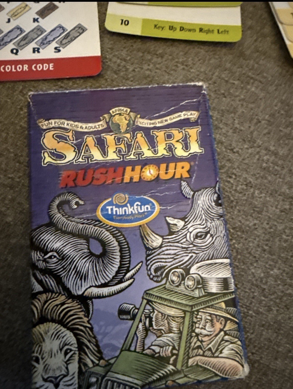 Vintage Safari Rush Hour Jungle Escape Game 2007 Challenge Puzzle Complete Read
