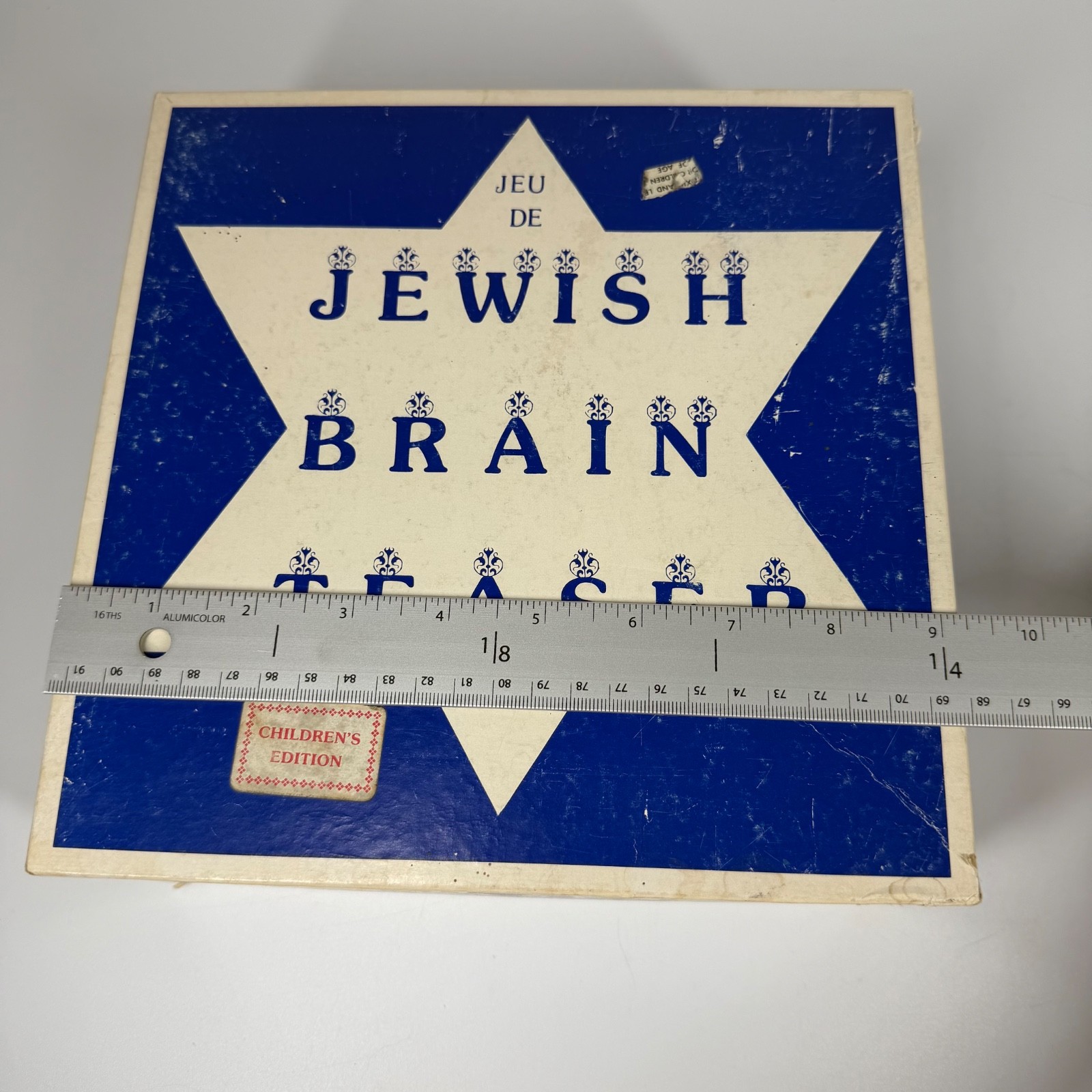 Vintage 1984 Jewish Brain Teaser Children’s Edition Educational Board Game Judai