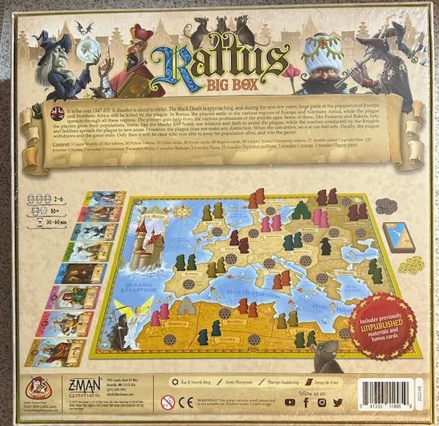 Rattus Big Box NEW BOARD GAME by Z-Man Games