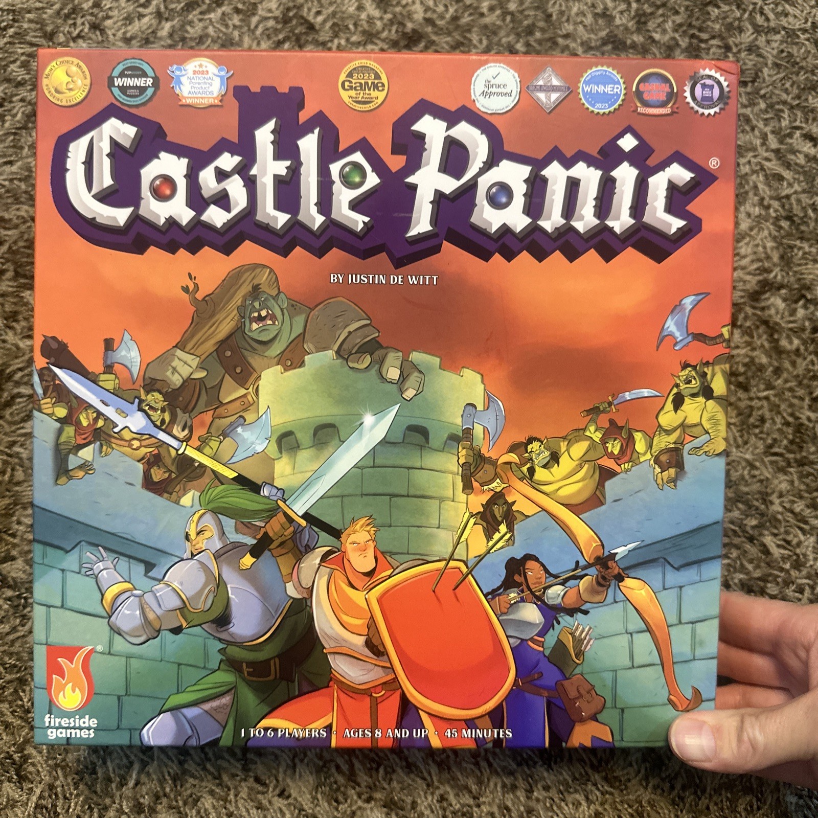 Castle Panic Tower Defense Board Game NEW Fireside Games Open Box