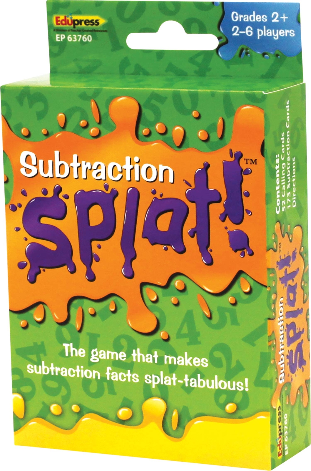 Multicolor Subtraction Tabletop Game for 2 to 6 Players 225 Cards