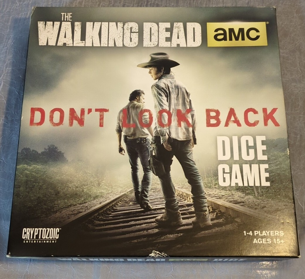 AMC The Walking Dead Don’t Look Back Dice Board Game 2014- never been used