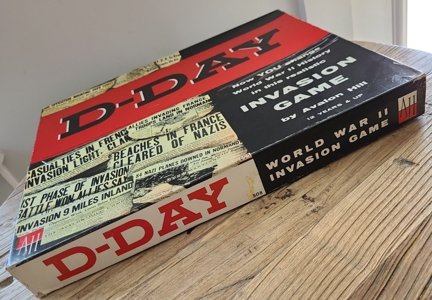 Avalon Hill D-Day Invasion Game 508 World War II Allied German Battle Complete