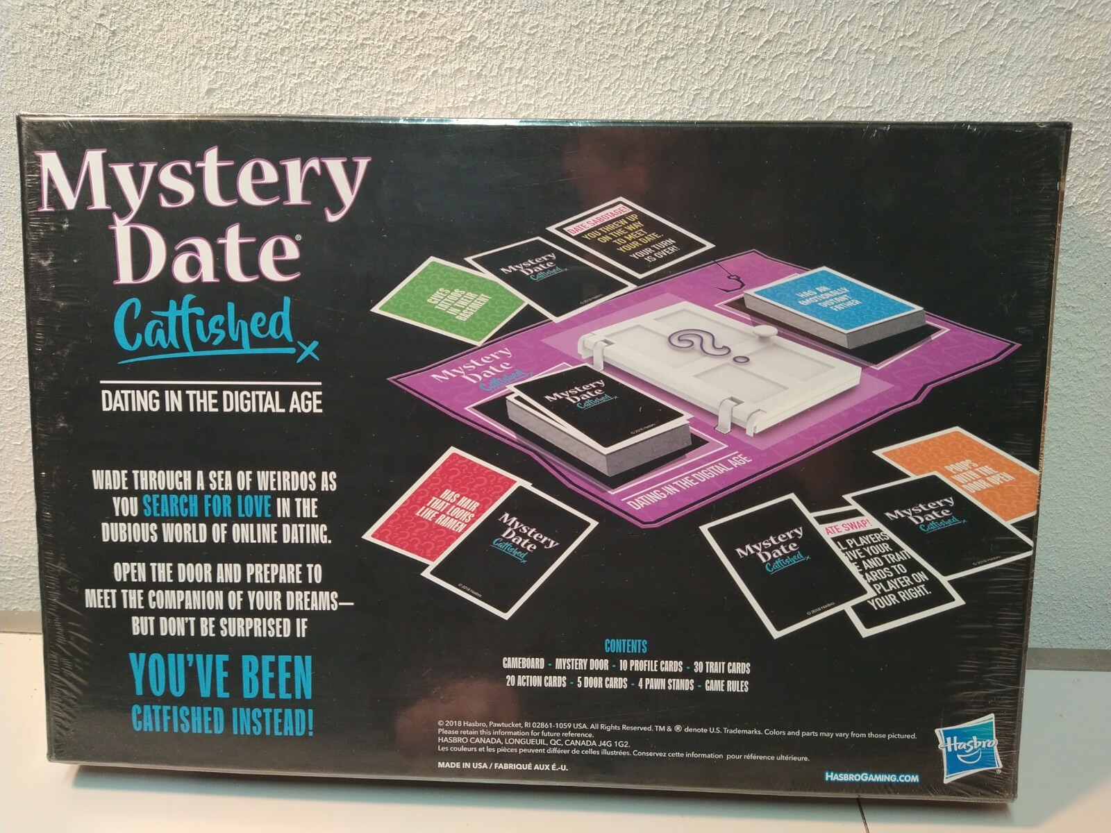 Hasbro Classic Mystery Date Catfished Adults Parody Board Game Sealed