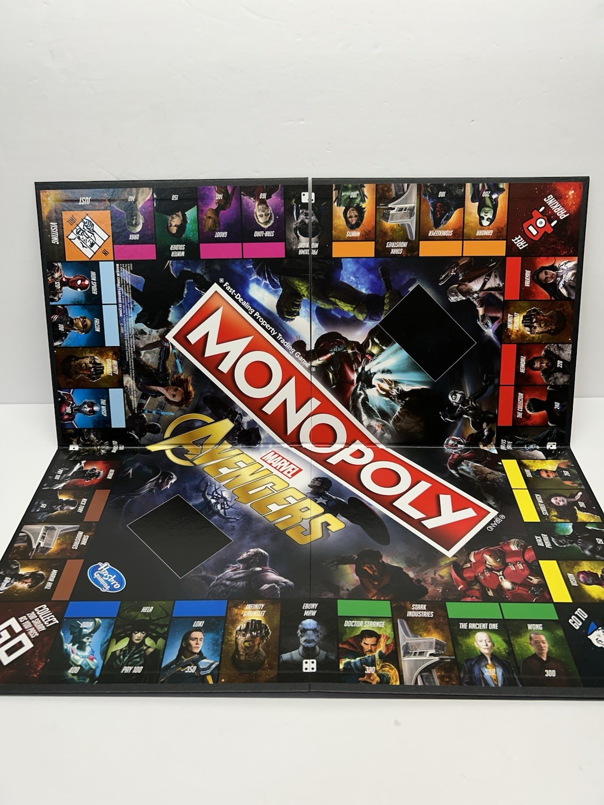 Monopoly Marvel Avengers Edition Board Game by Hasbro Open Box