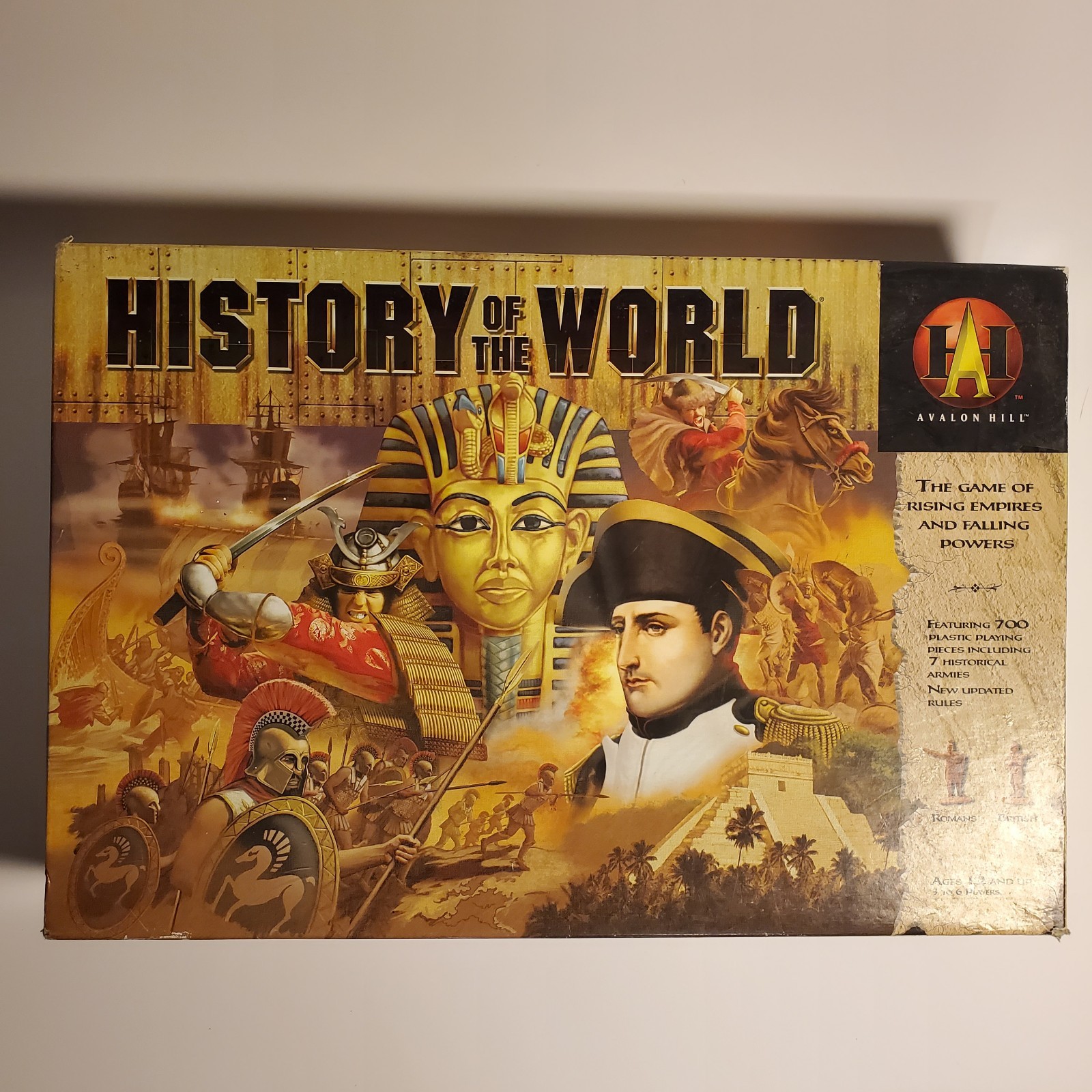 History Of The World Strategy Board Game Avalon Hill Hasbro 2001 Complete Good