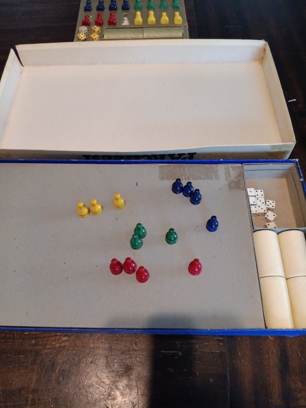 Vintage PARCHEESI Gold Seal Edition Selchow & Righter 59,68 Extras See Descript