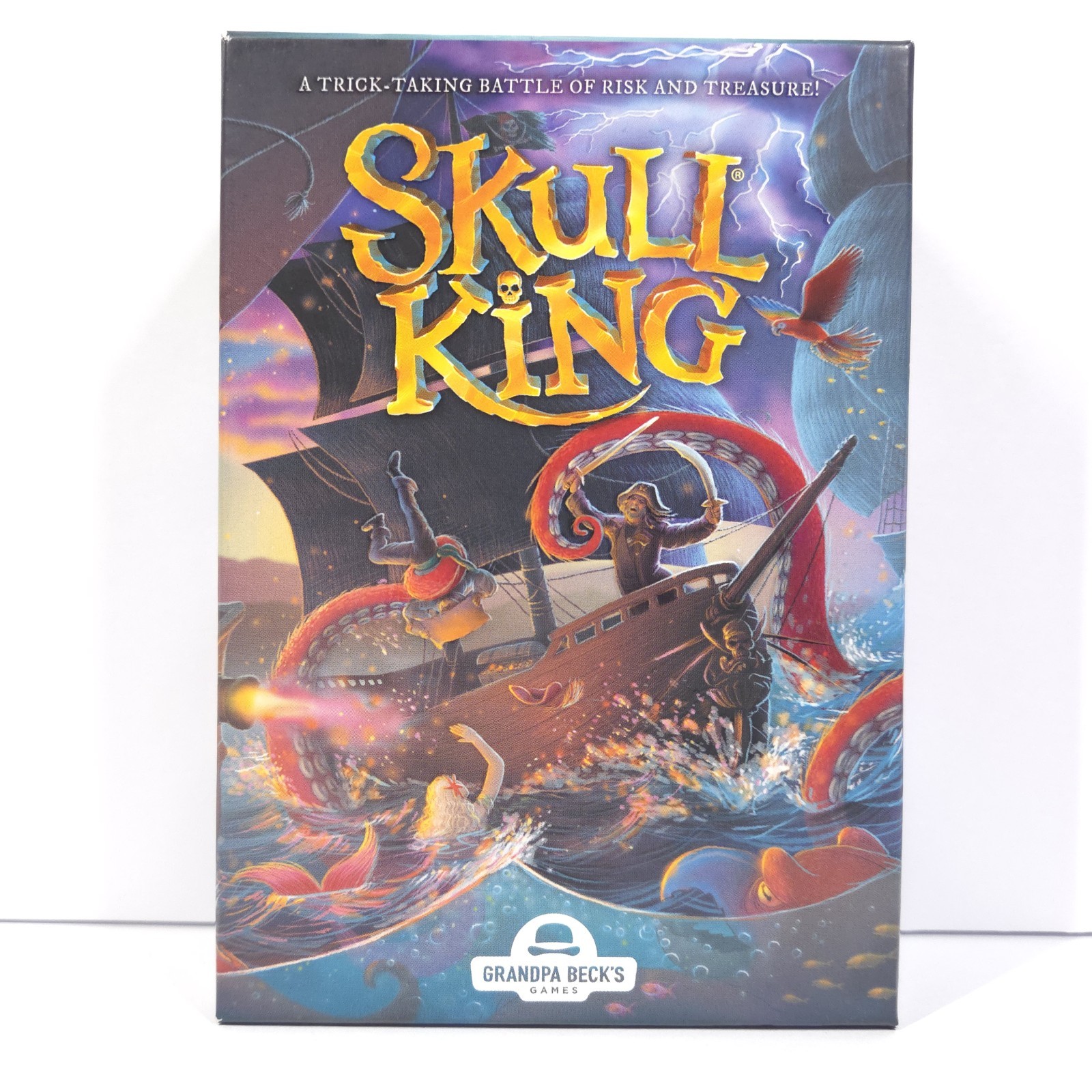 Grandpa Beck’s Games SKULL KING Card Game Loot, Whale, Kraken Expansion Cards