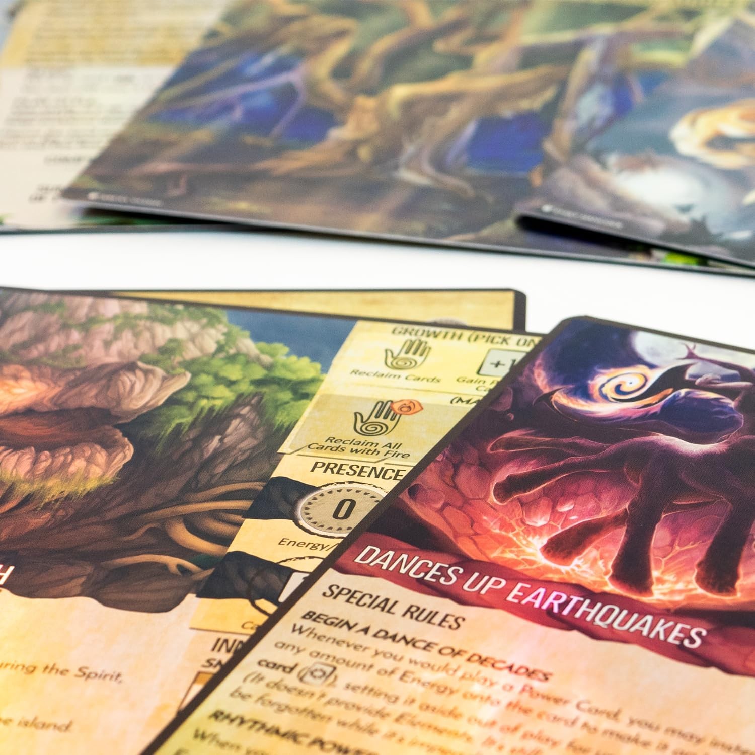 Spirit Island Nature Incarnate Foil Spirit Panels 8 Pack Board Game Accessory