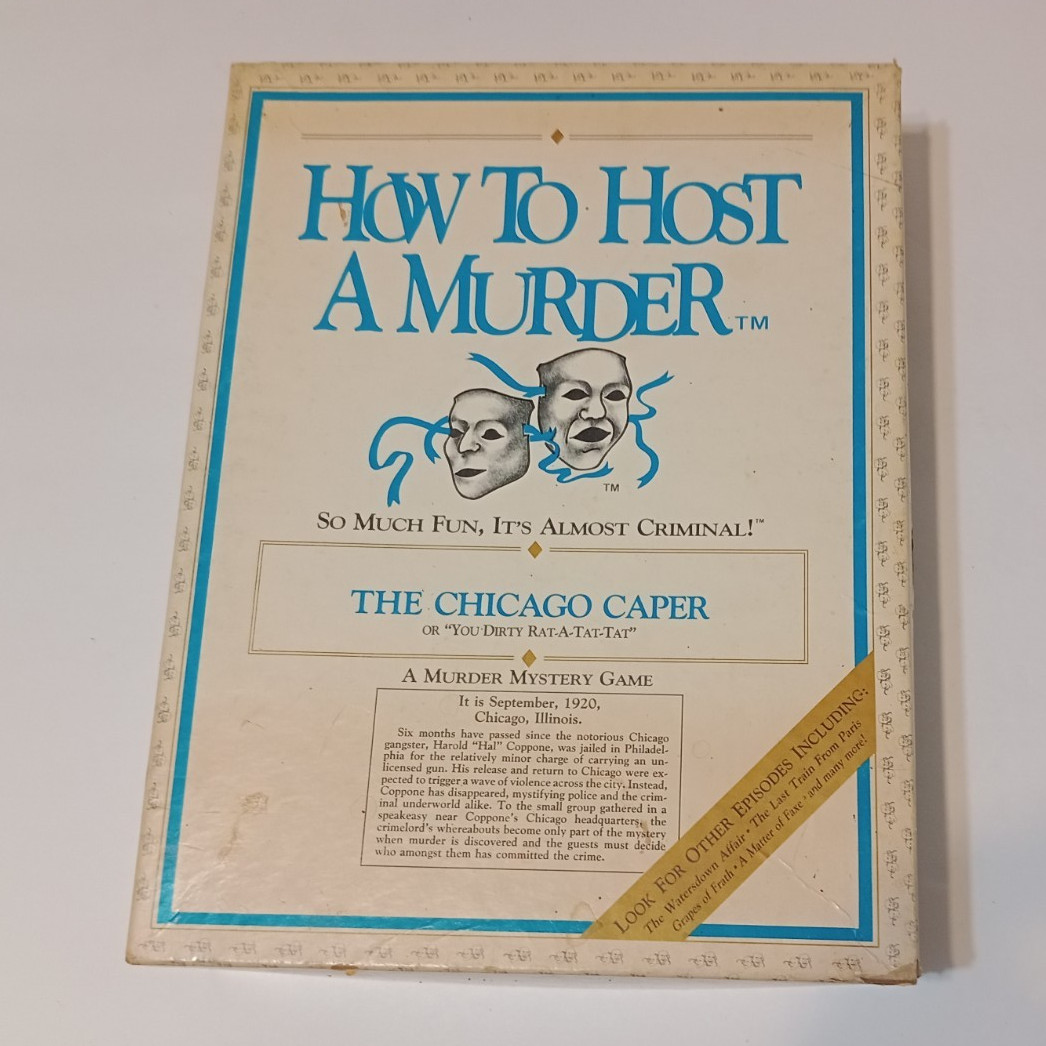 Intimate Interactive How to Host a Murder: The Chicago Caper Game Adult 8+