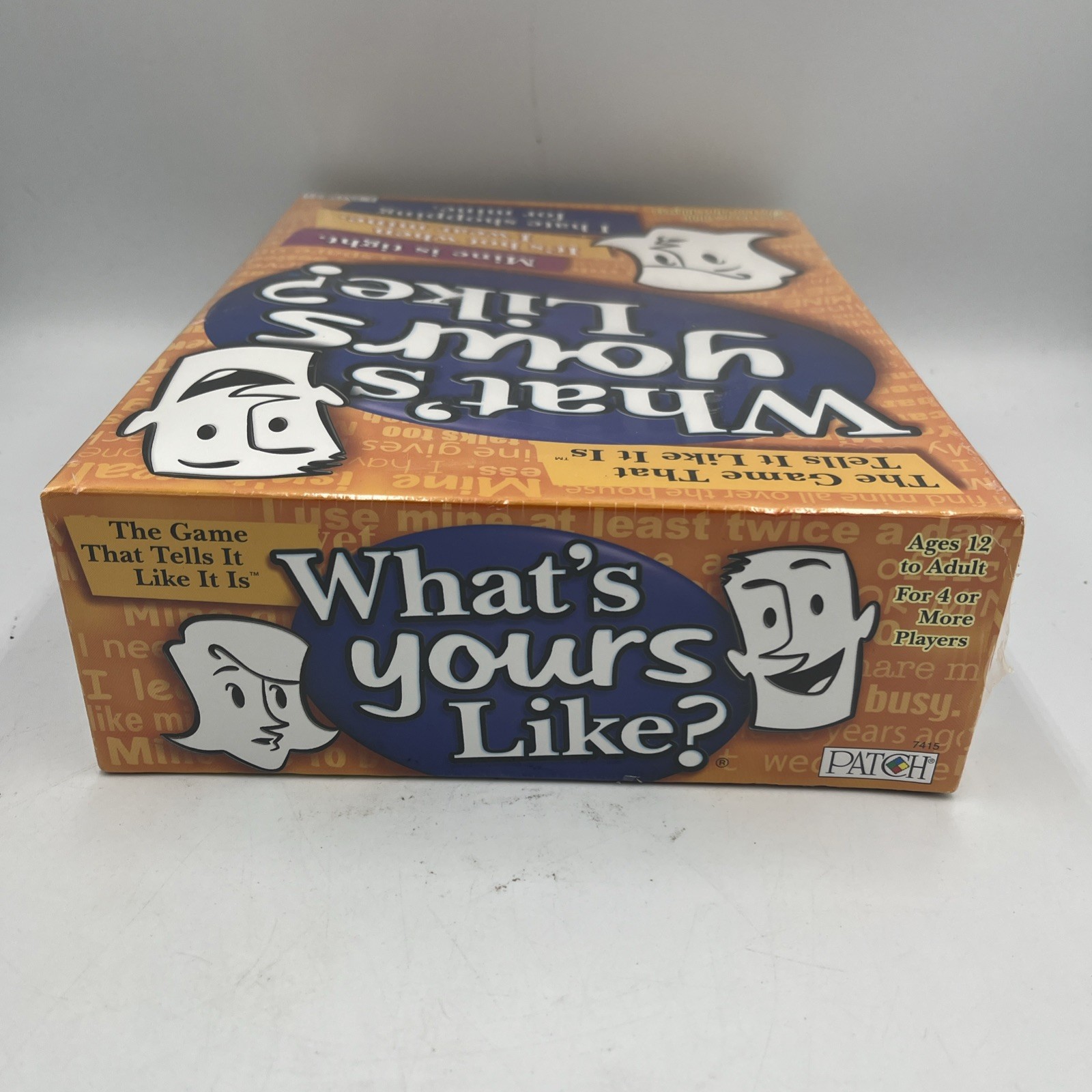 What’s Yours Like? • The Party Game That Tells It Like It Is! • New / Sealed!