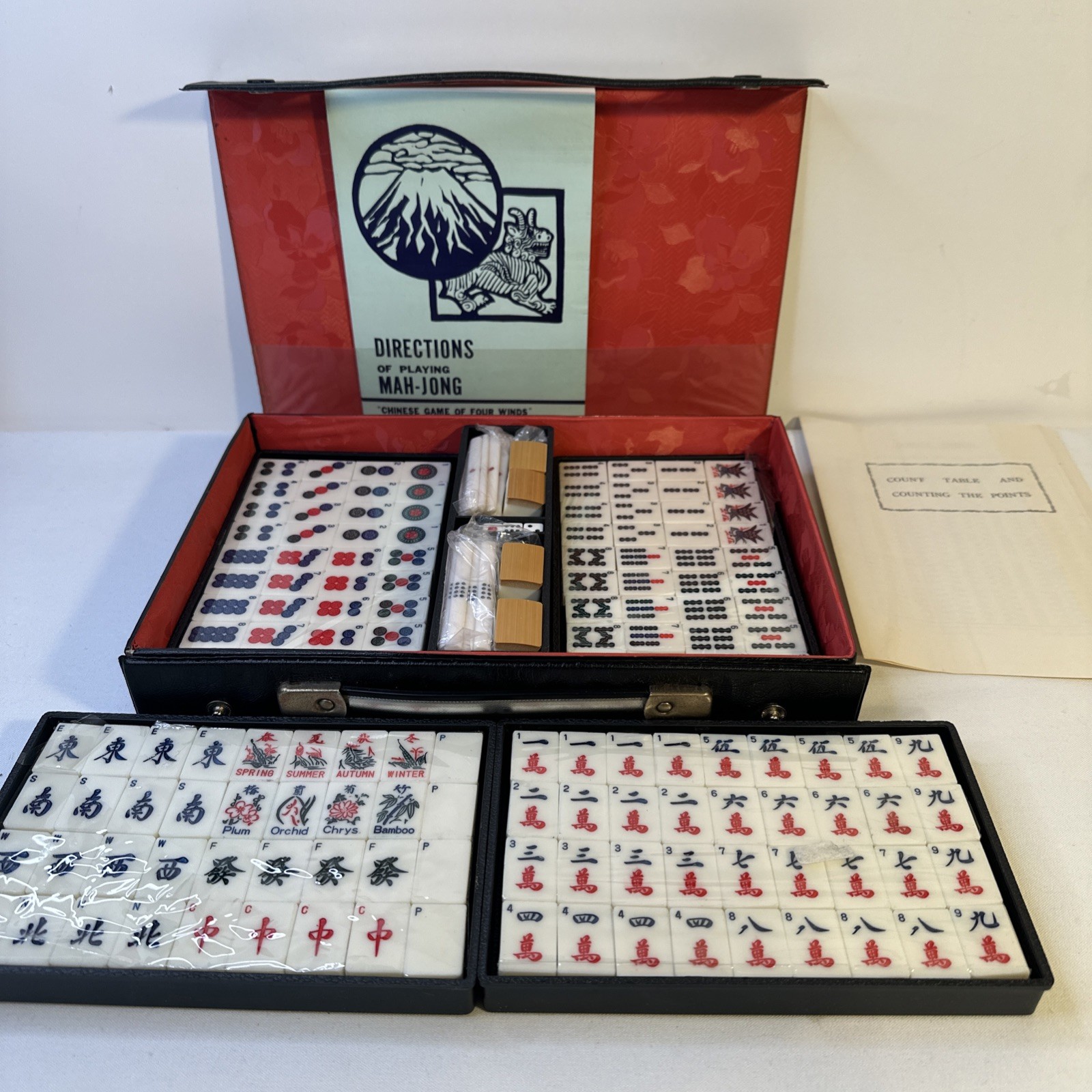 Vintage Mah-Jong Chinese Game Of Four Winds New(other)