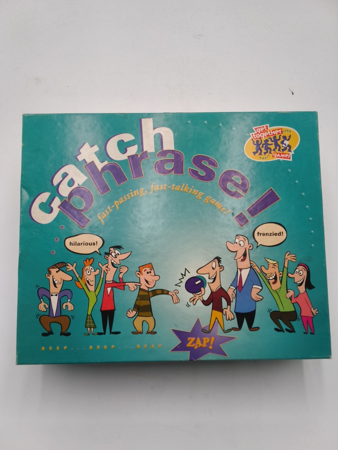 VINTAGE Catch Phrase Game COMPLETE WORKS Parker Brothers 1994 90s Words