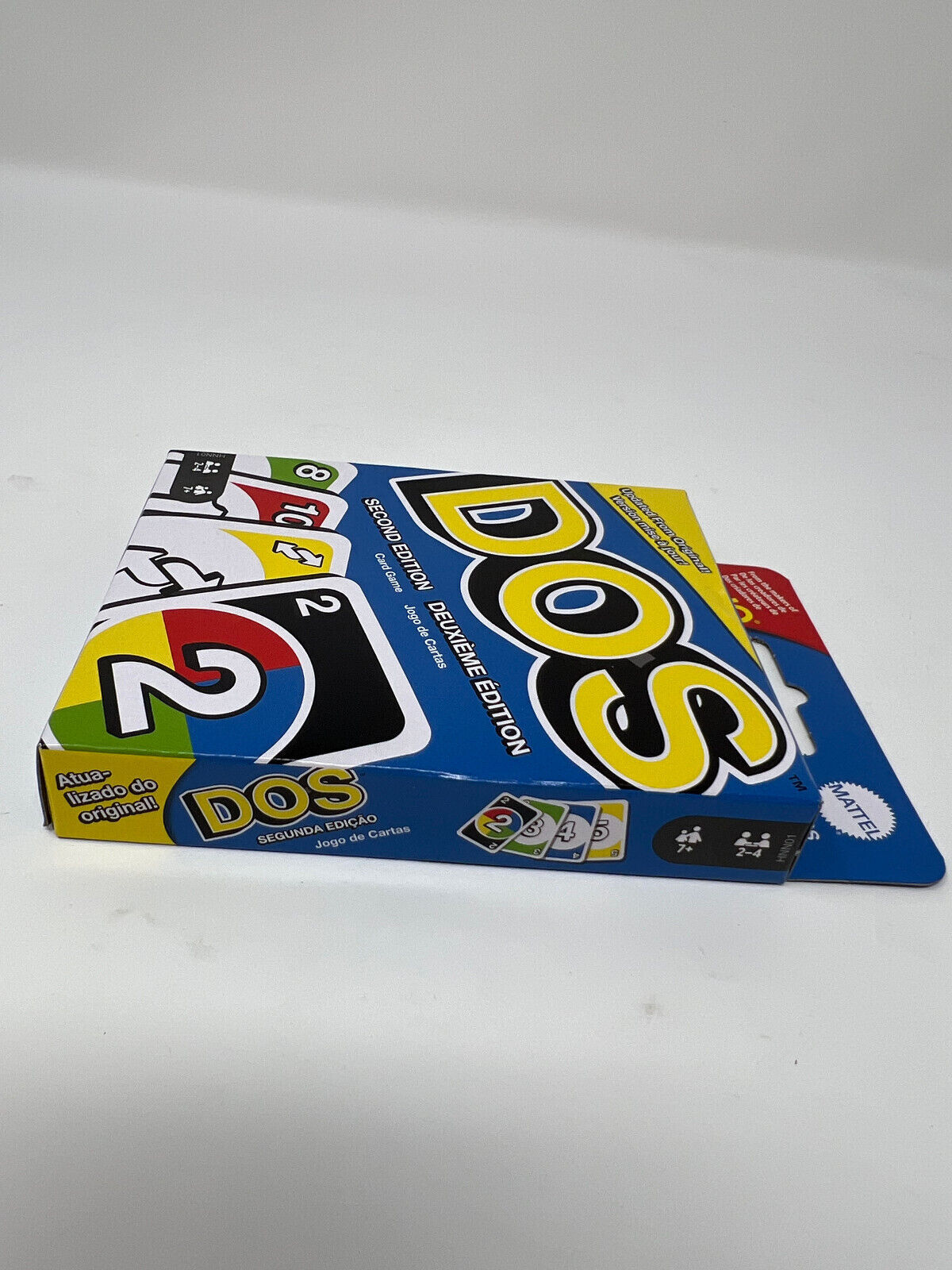 Mattel Uno Dos Second Edition Card Game for 2 to 4 Players Ages 7 Years and Up