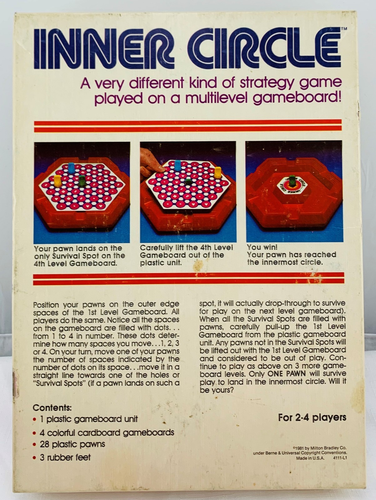 1981 Inner Circle Game by Milton Bradley Compete in Great Condition FREE SHIP