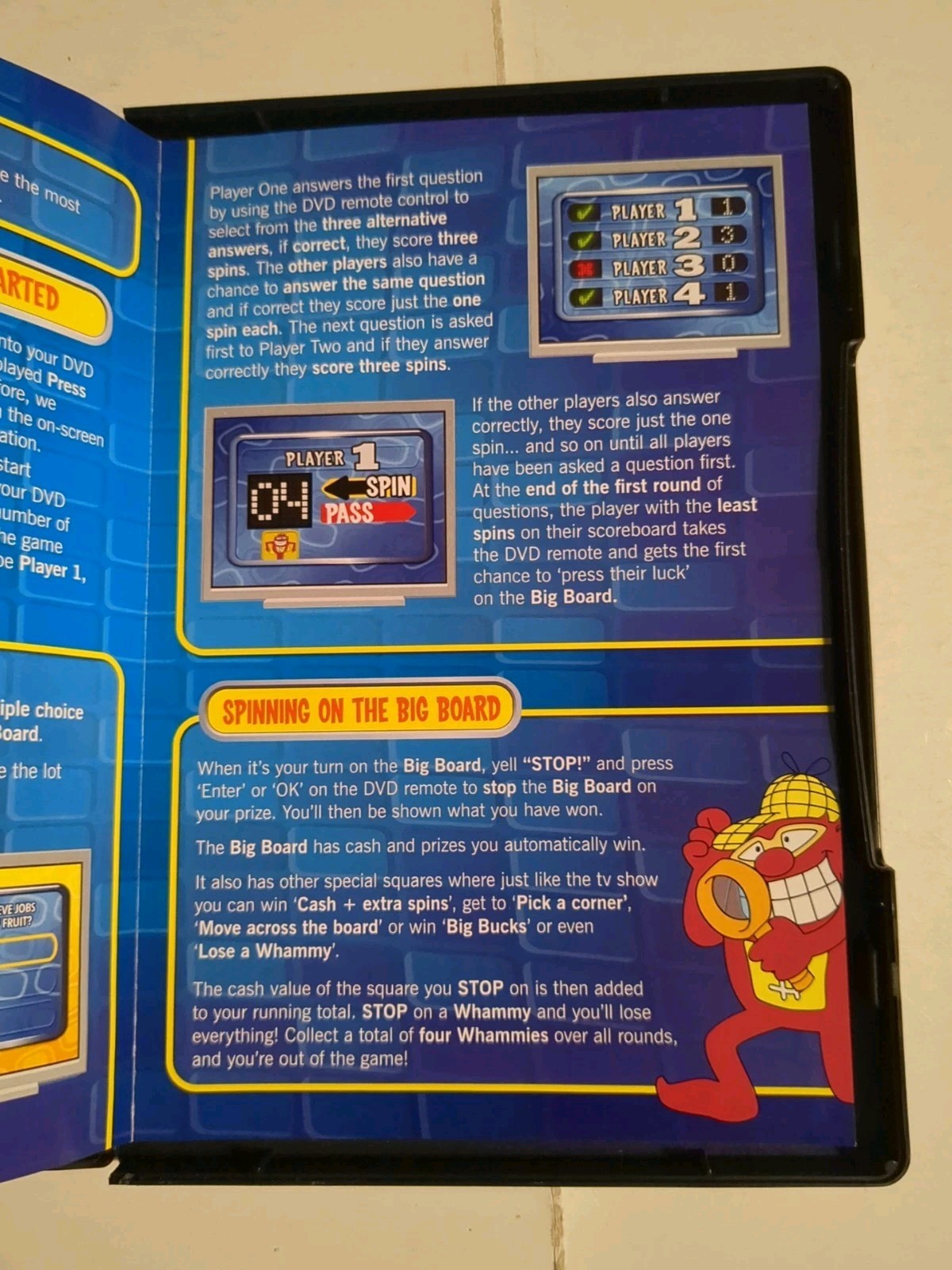 PRESS YOUR LUCK Interactive DVD WORKS! TV Game By Imagination Whammy No Whammies