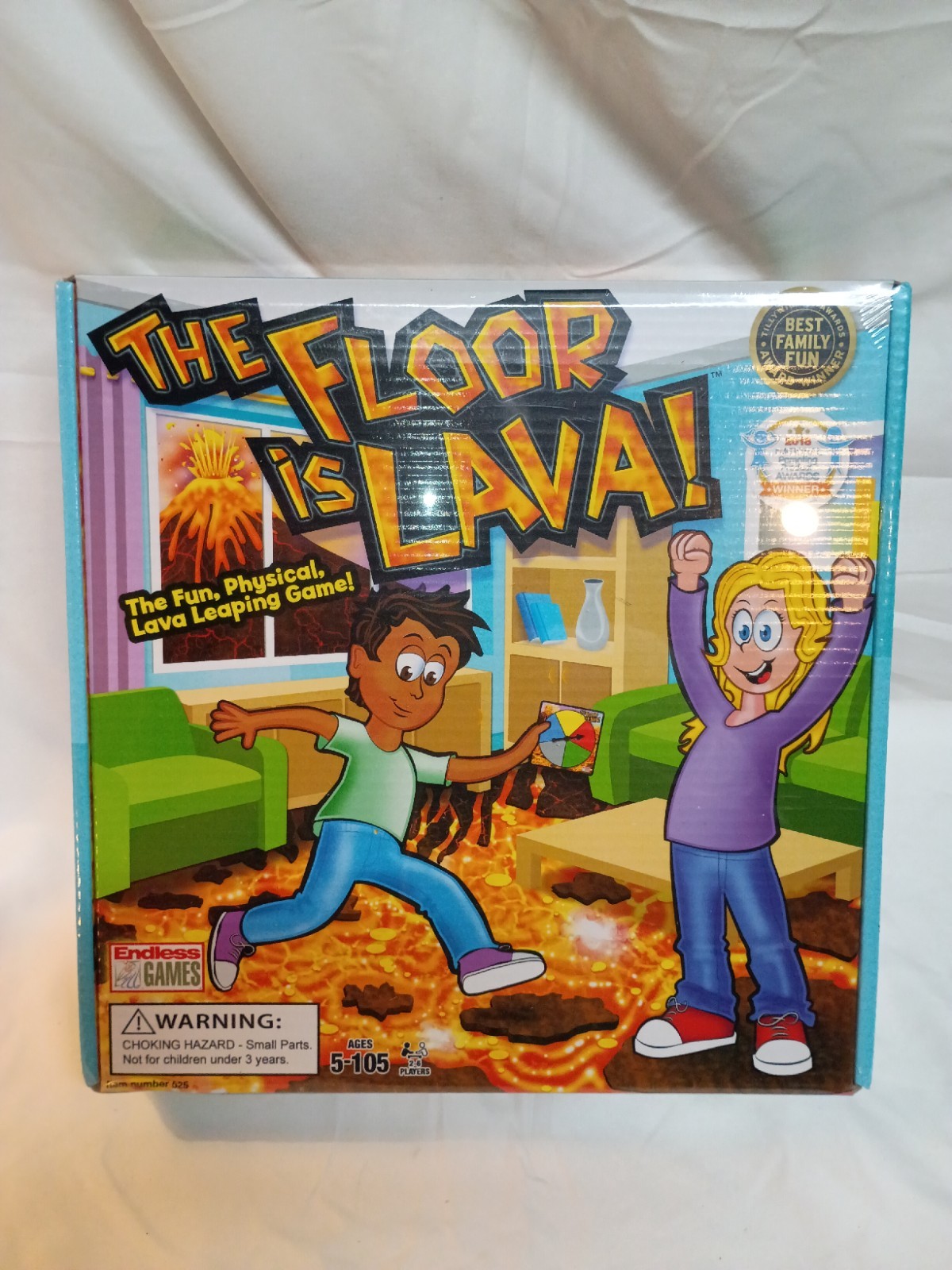 The Floor Is Lava! The Fun, Physical Lava Leaping Family Game! New sealed