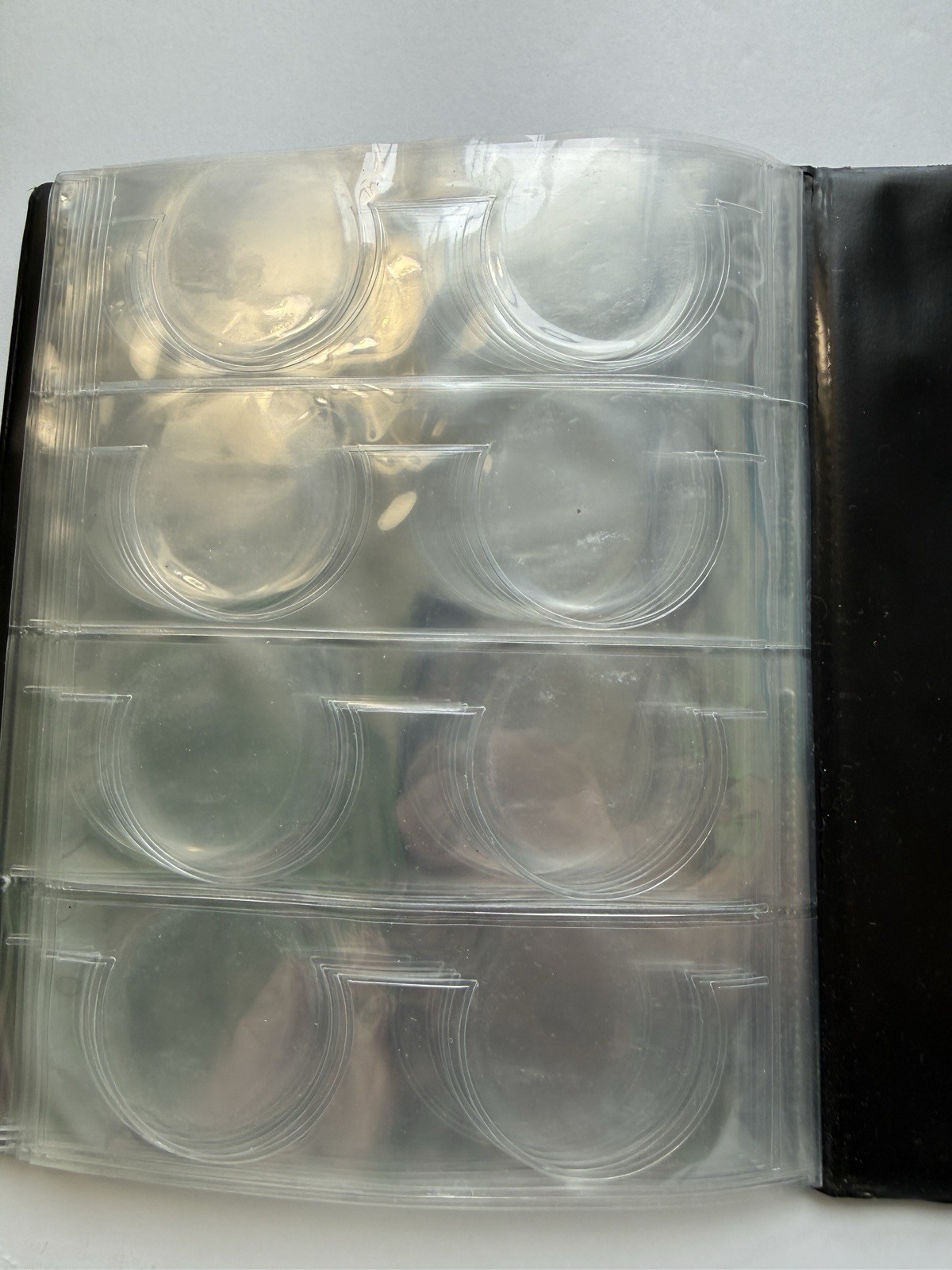 Vintage CAP Album POG Storage Binder Original 1990s Milk Caps Holder w/ Pages