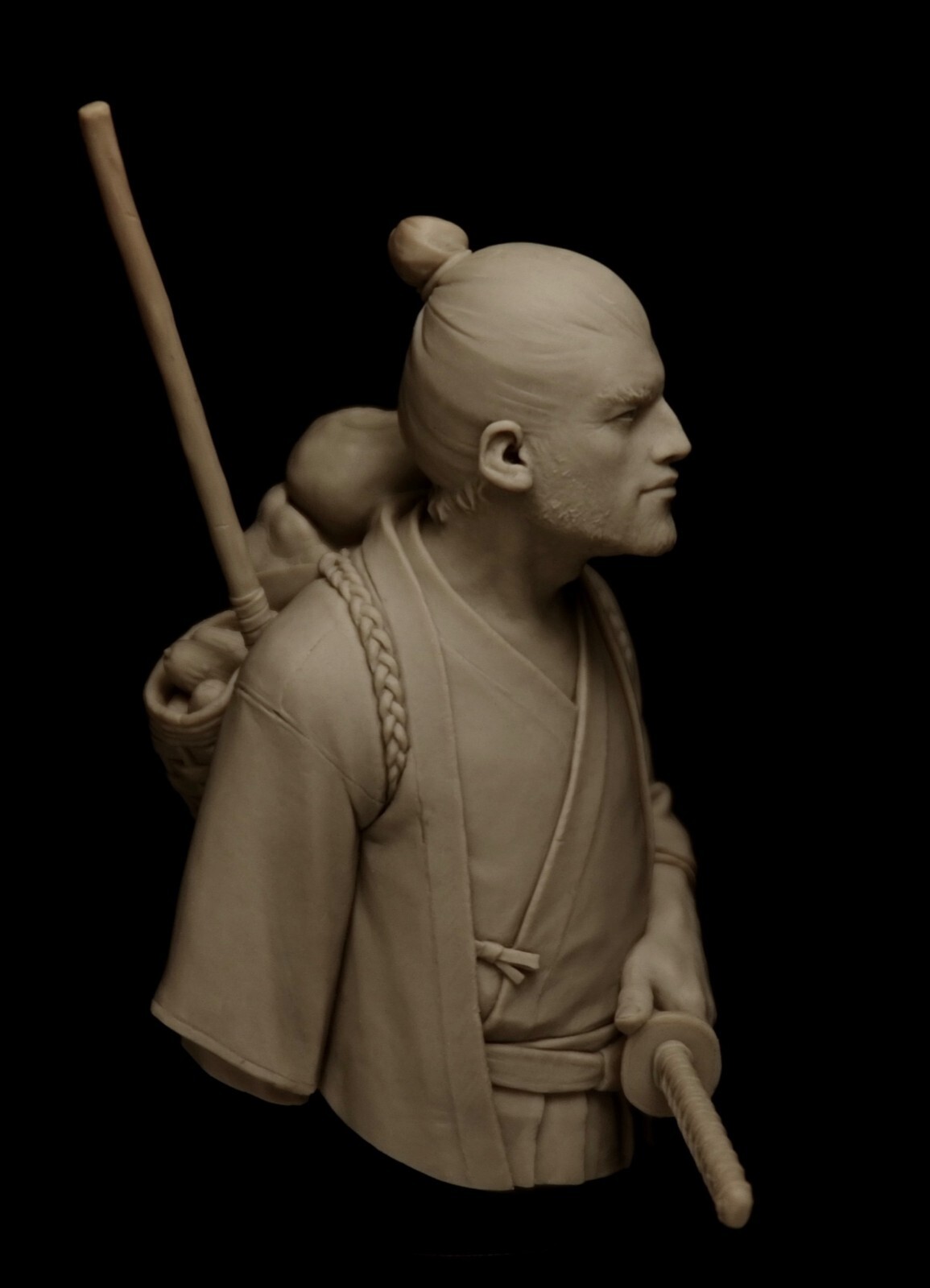 Spira Mirabilis Lucas Pina Baby Kappa Mandalorian Samurai Grogu Resin Bust #91