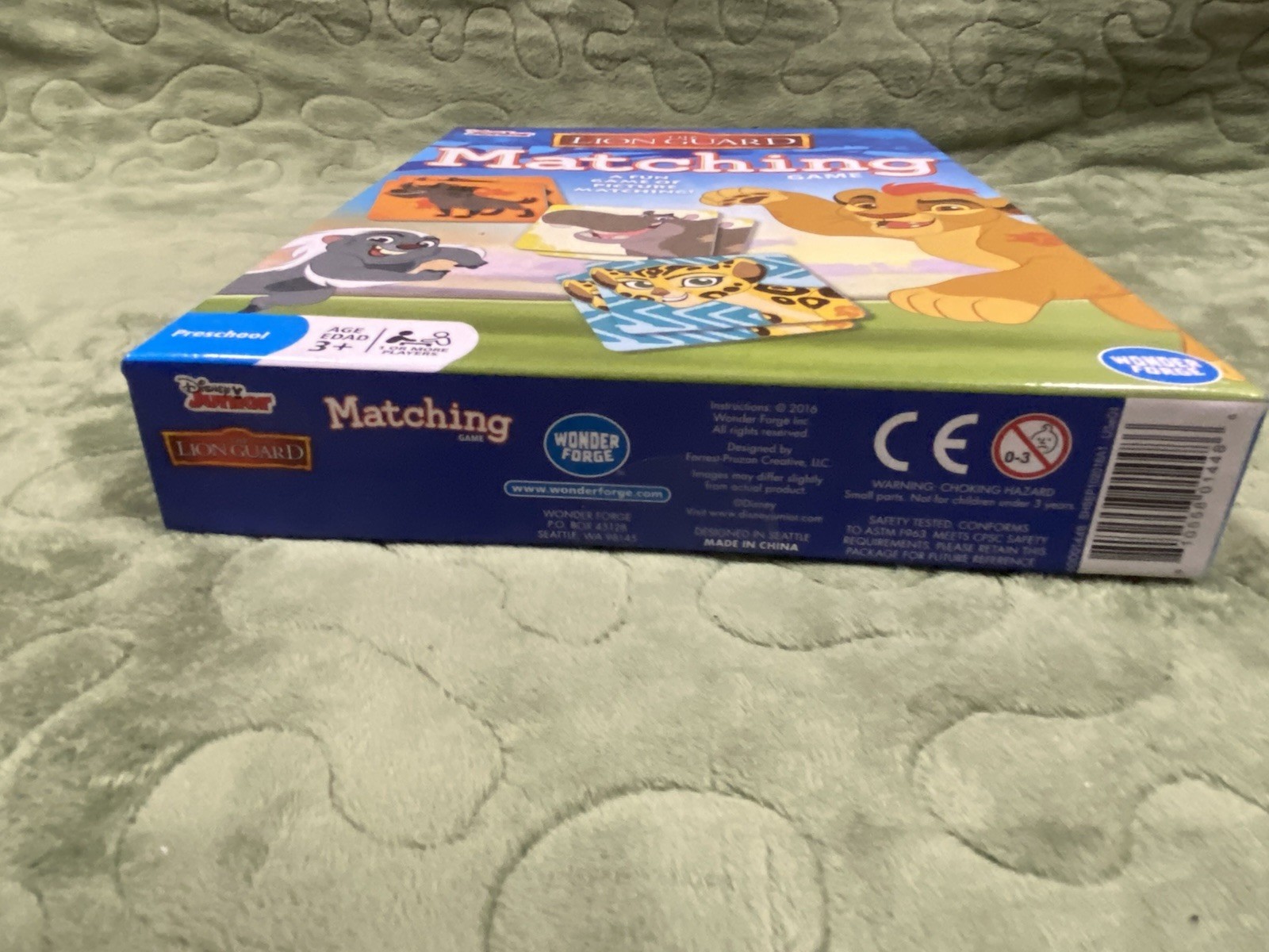 Disney Junior The Lion Guard Matching Game 2016 Wonder Forge Complete New