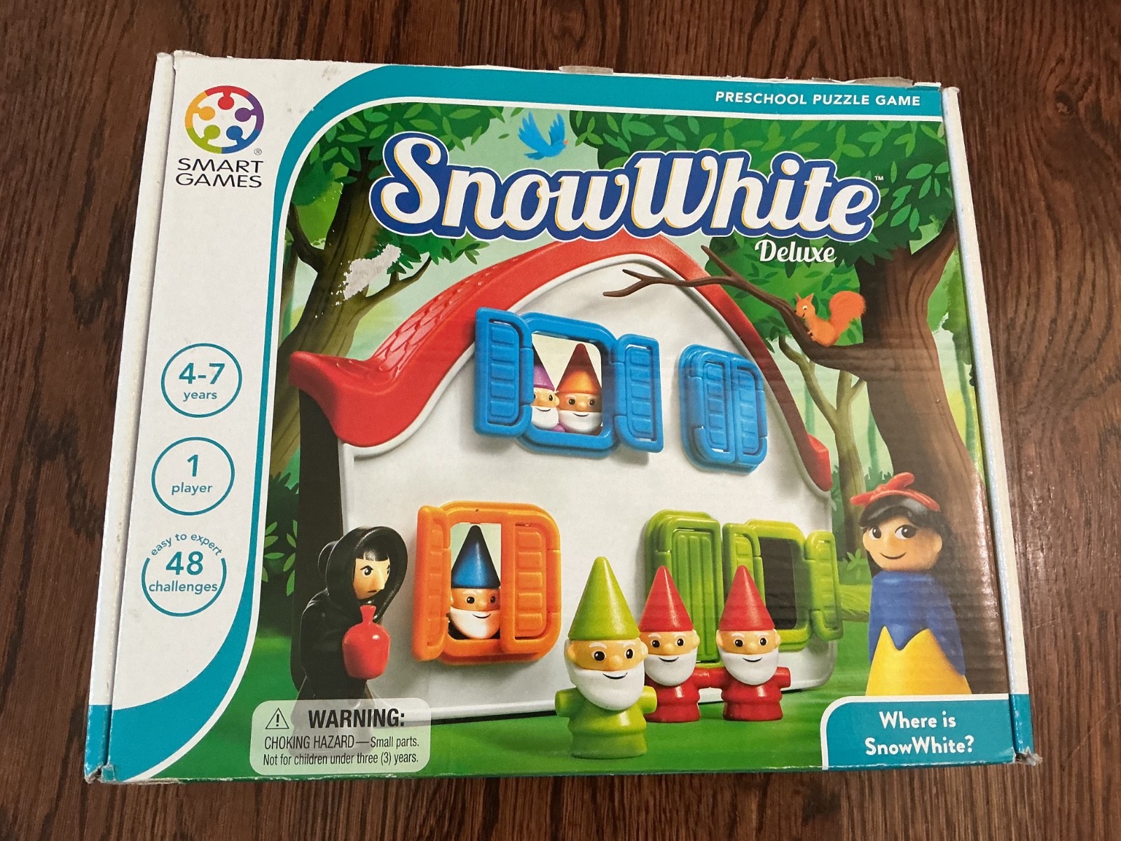Snow White Deluxe Puzzle Game, SG 024, Smart Games, 4-7 years
