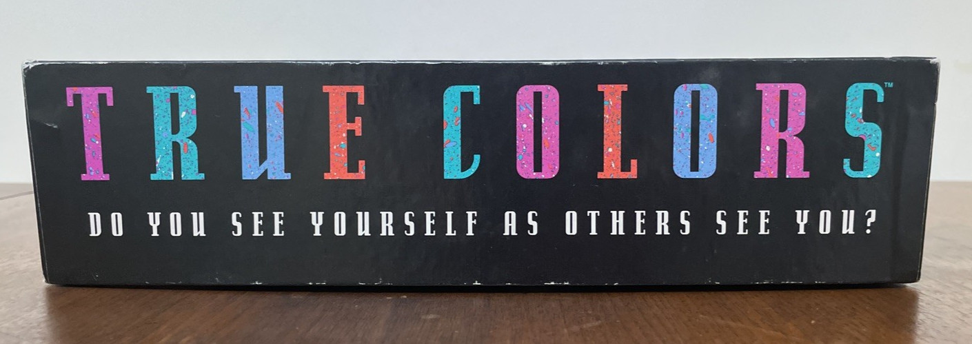 Vintage New 1990 True Colors Board Game Milton Bradley Sealed Hasbro