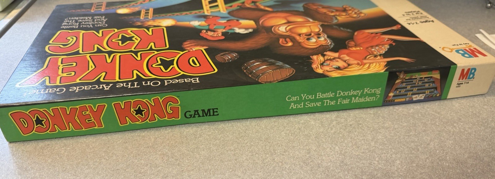 1982 Milton Bradley Donkey Kong Board Game Nintendo Complete Minus 1 Sticker