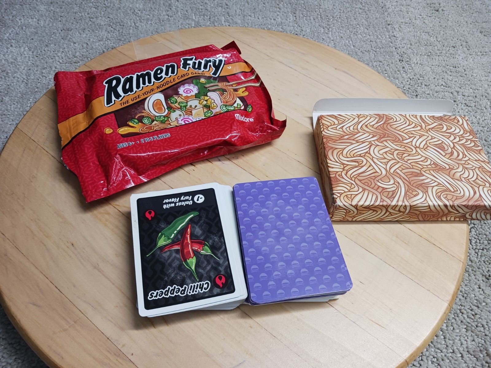 Ramen Fury Card Game Ages 8 & UP 2 to 5 Players Strategy FUN Complete