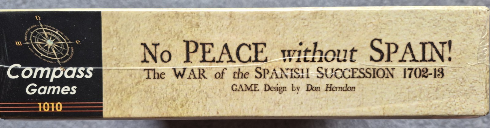 Compass Games – No Peace without Spain! – 1st Ed. 2011 PN 1010 New in Shrinkwrap