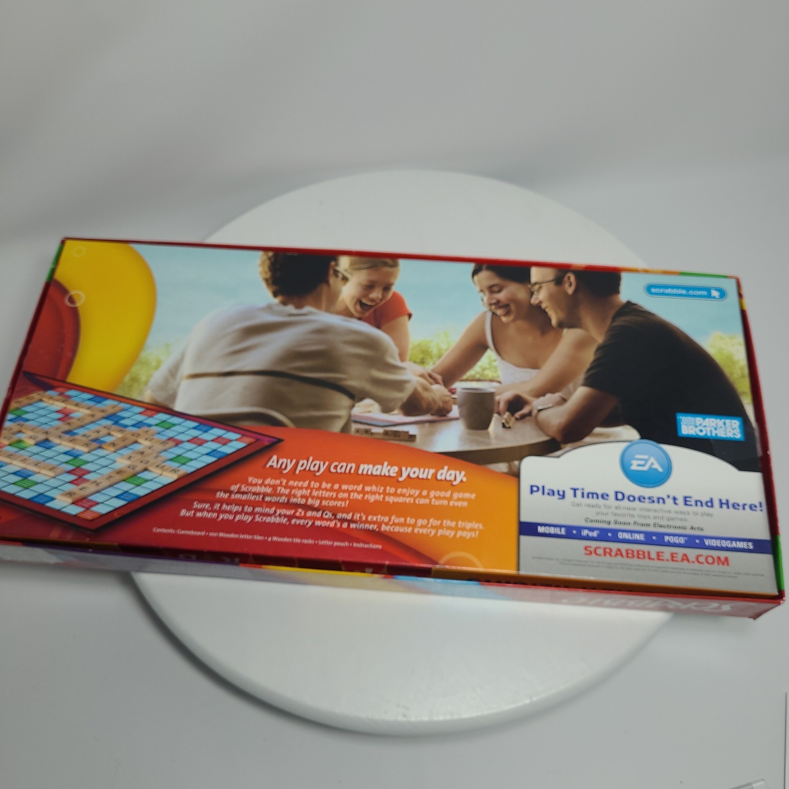 New, Scrabble Board Game, Family Classic Crossword Game. Ages 8 &Up, 2-4 Players