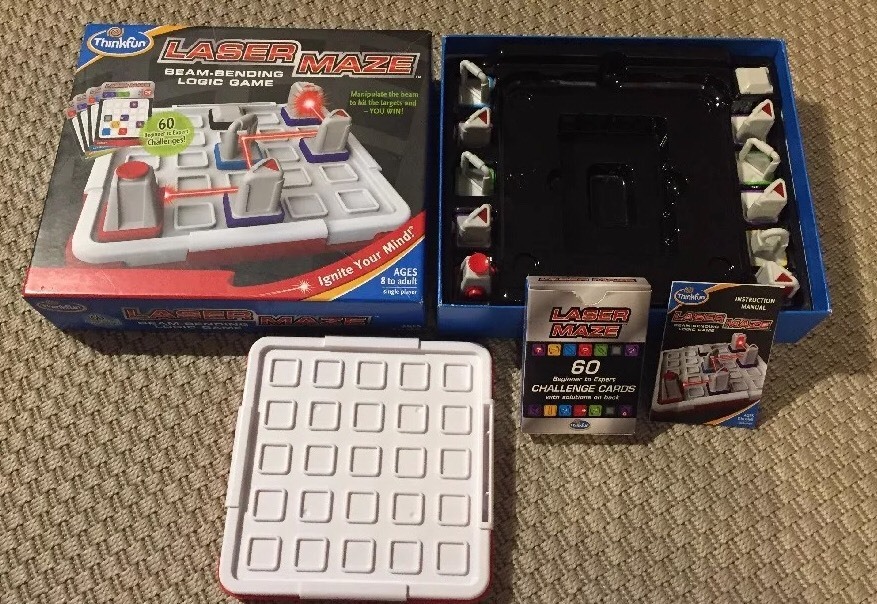 Complete-Lazer Maze Beam Bending Logic Game Ignite Your Mind By Thinkfun