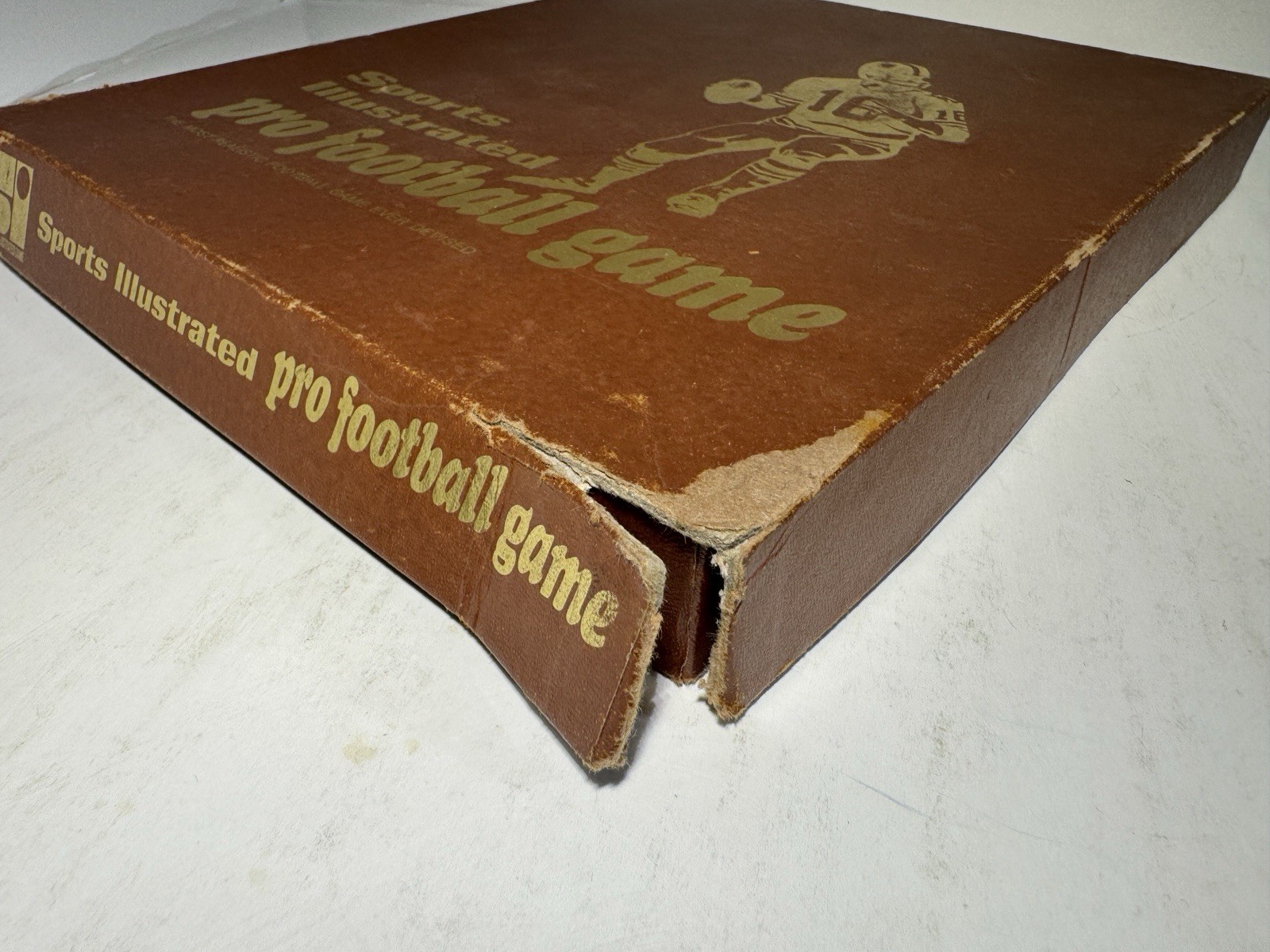 Sports Illustrated Pro Football Board Game 1971 Time Inc (missing 5 Dice & Bag)