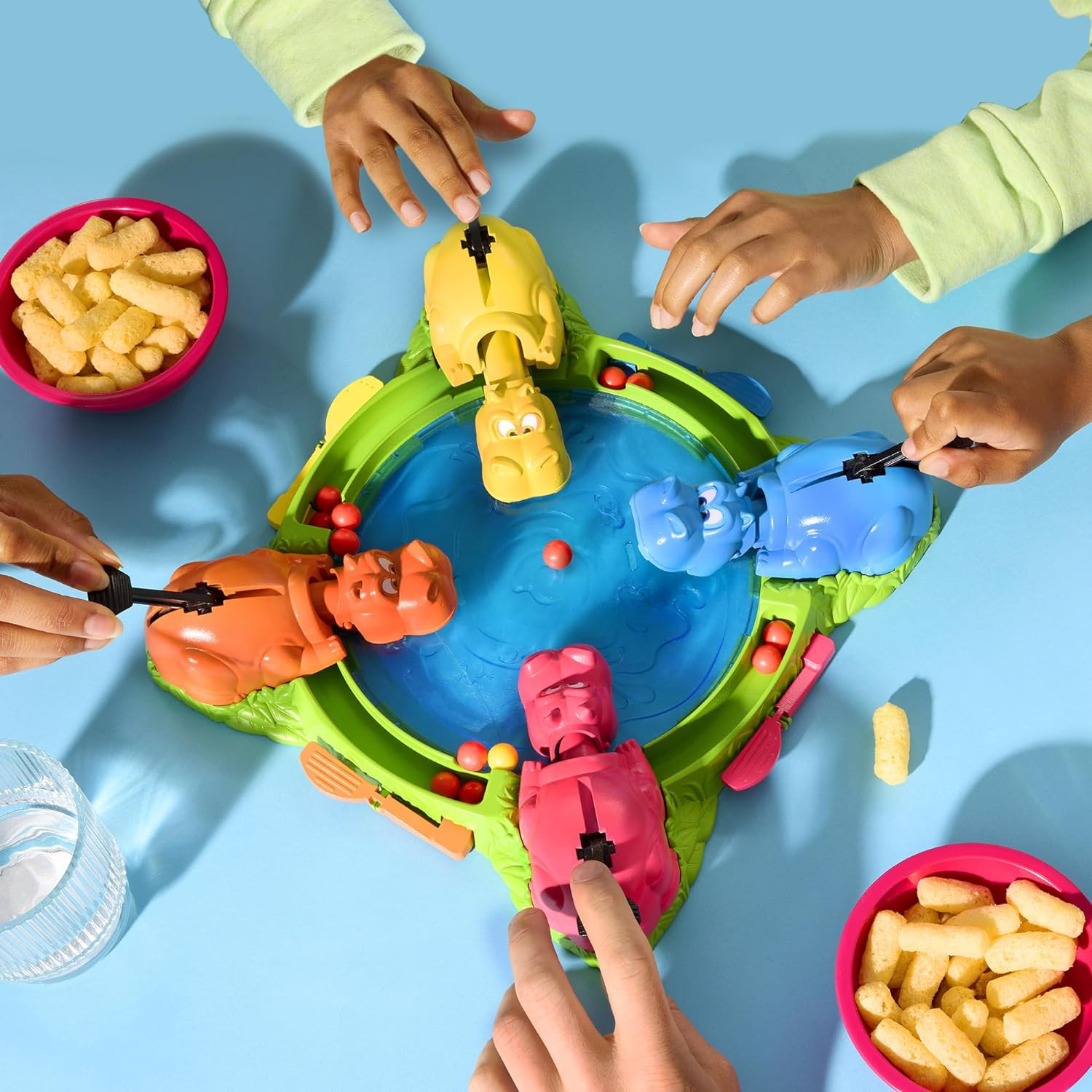 Hungry Hungry Hippos Game for Preschoolers | Instant Marble Relaunch, Easy Set-U