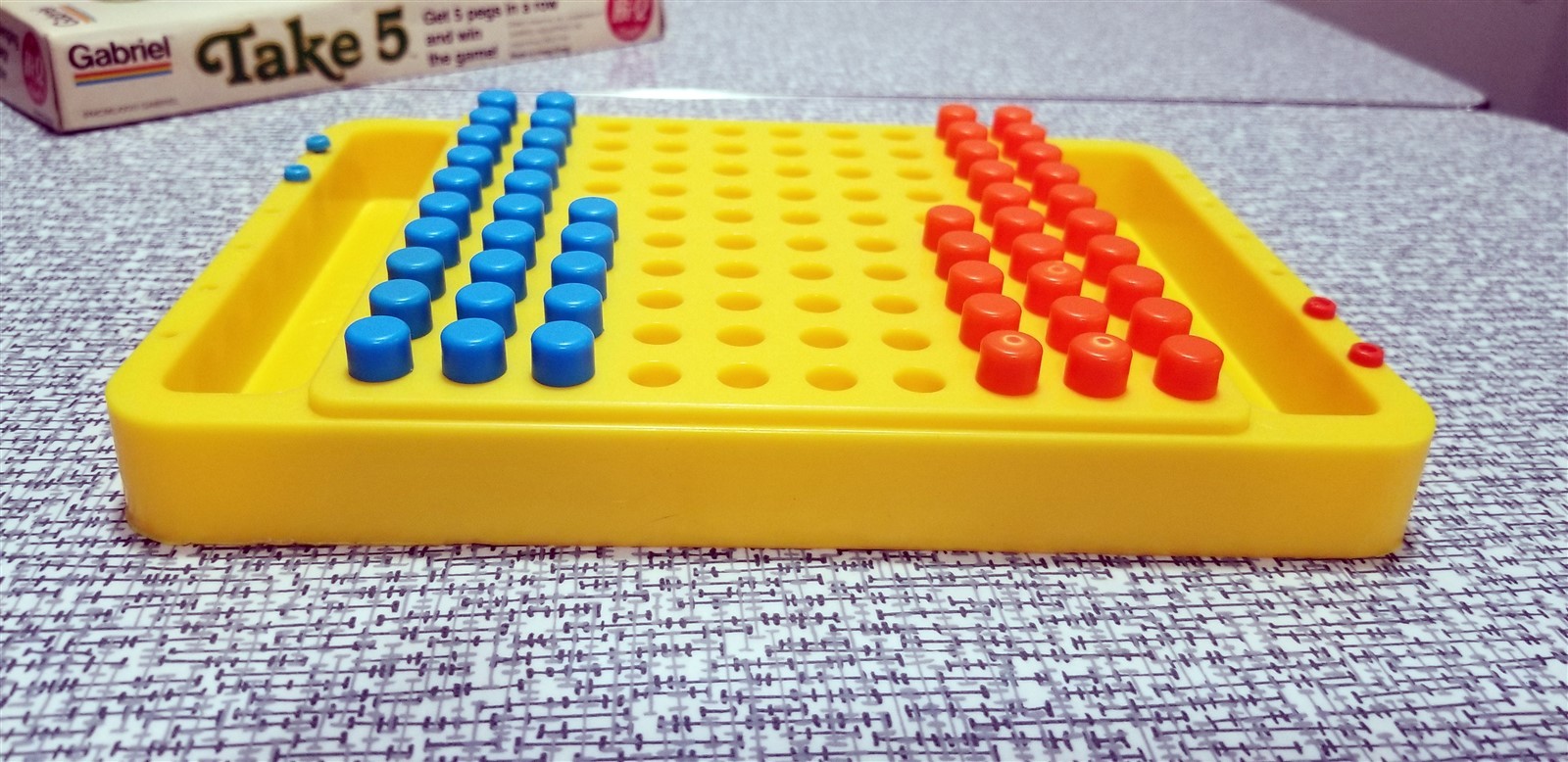 Vintage 1977 TAKE 5 Strategy Puzzler Hi-Q Game Gabriel 77452 COMPLETE