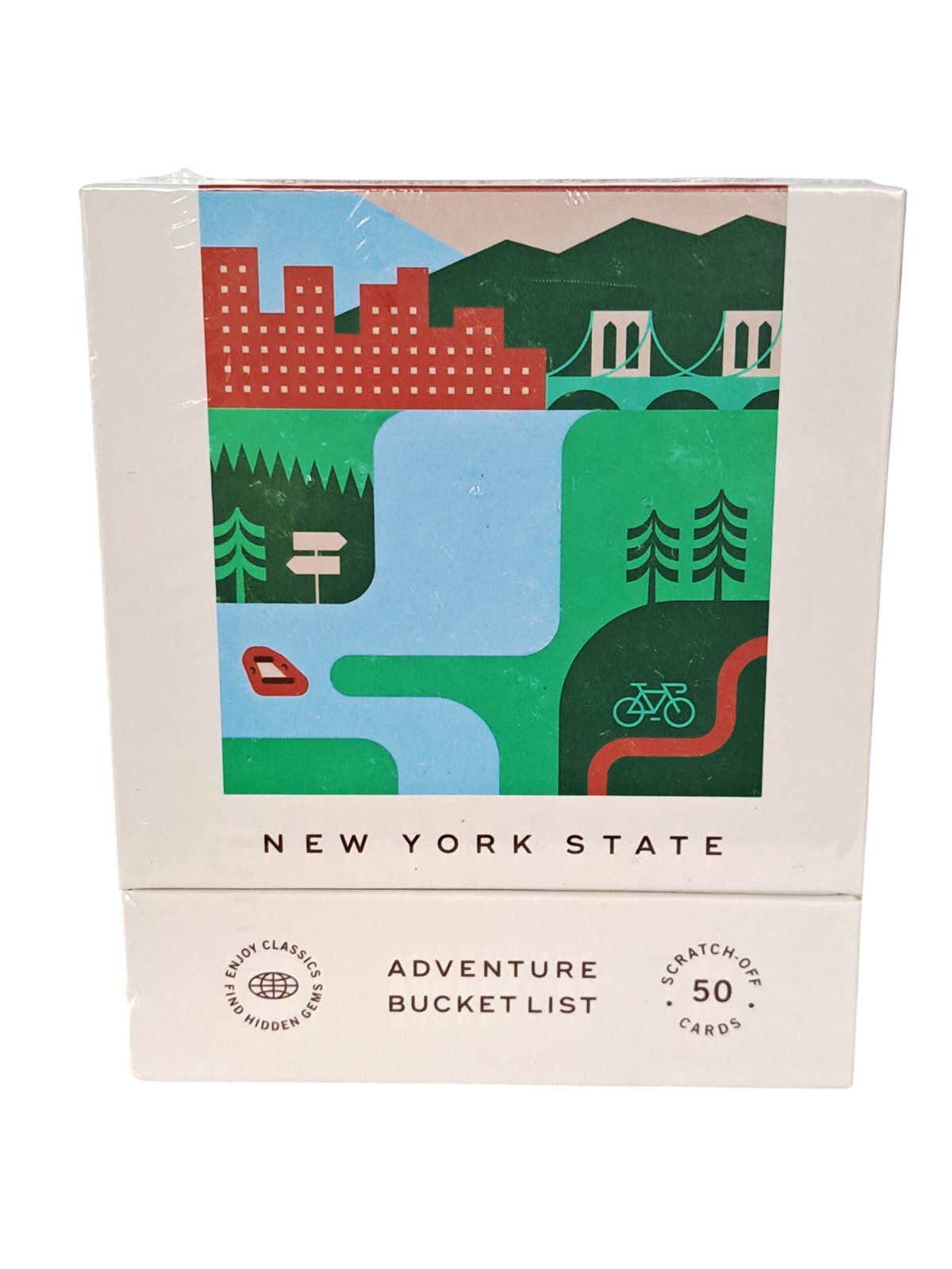 BRAND NEW — New York Adventure Bucket List 50 Scratch-Off Cards RIO