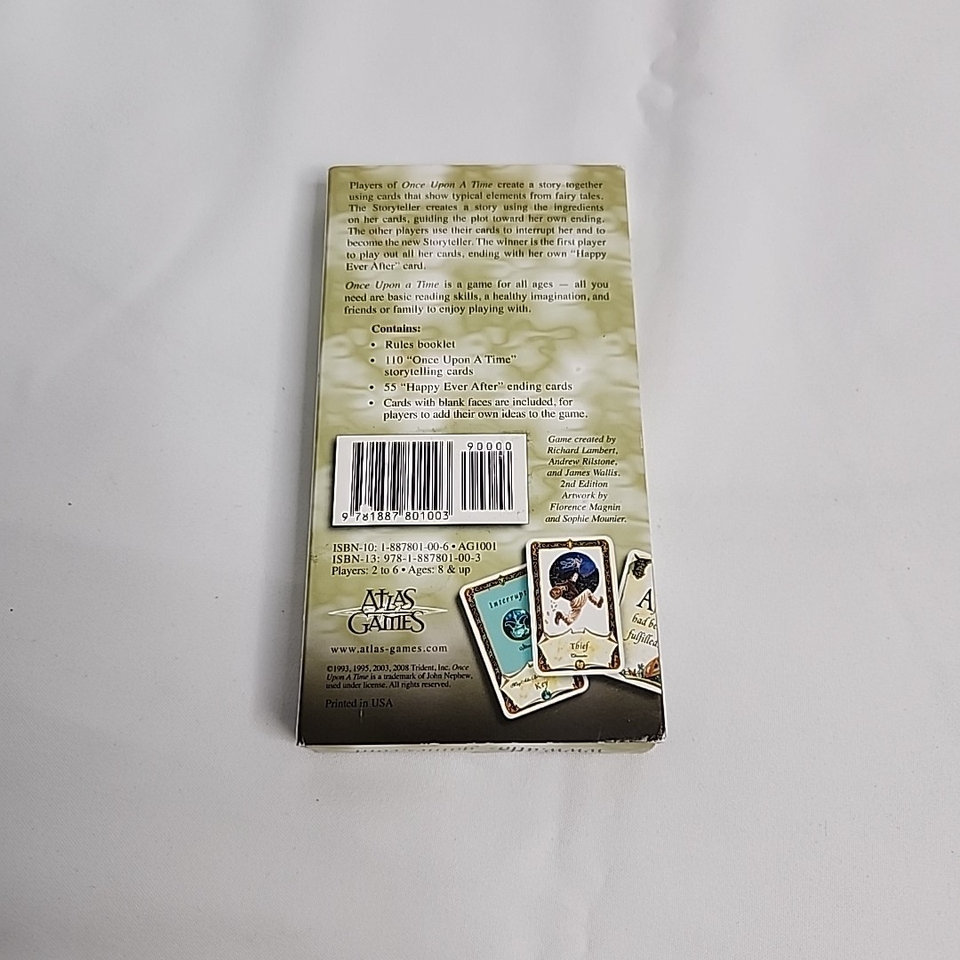Once Upon A Time The Storytelling Card Game 2nd Edition Atlas Games 2008