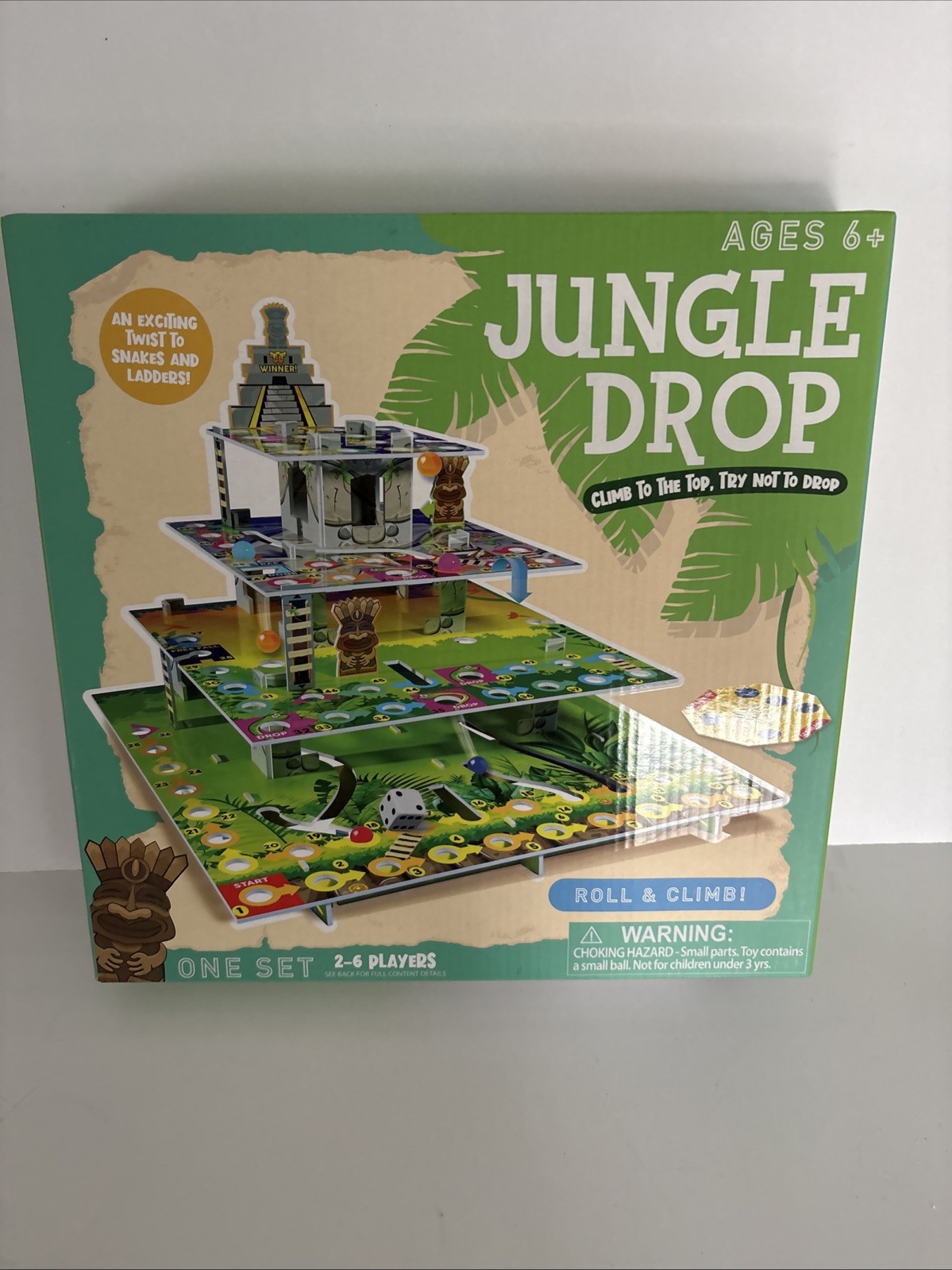 Jungle Drop – An Exciting Twist to Snakes and Ladders! – New – Free Shipping