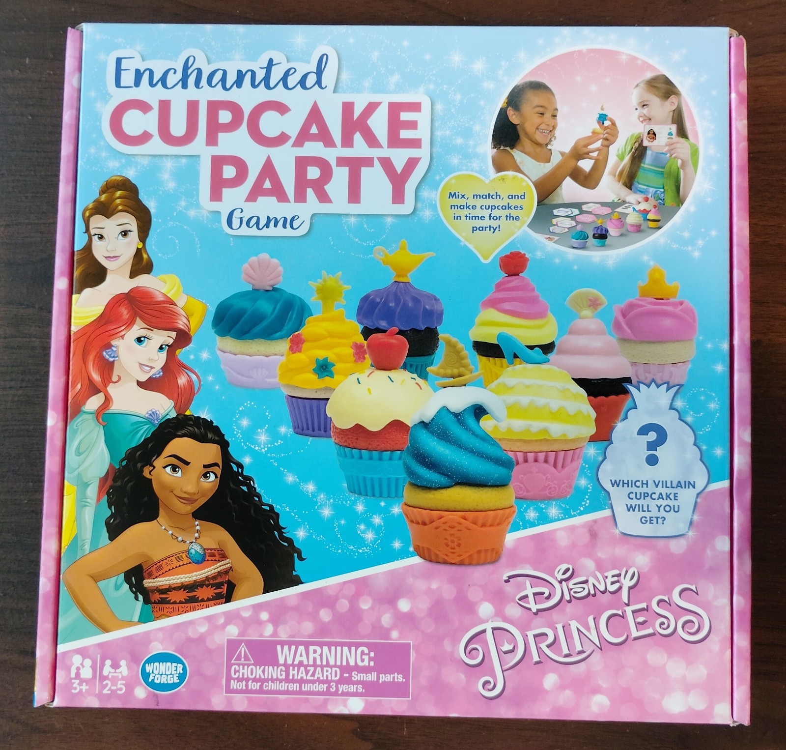 Disney Princess Enchanted Cupcake Party Game Wonder Forge 2021 – Complete