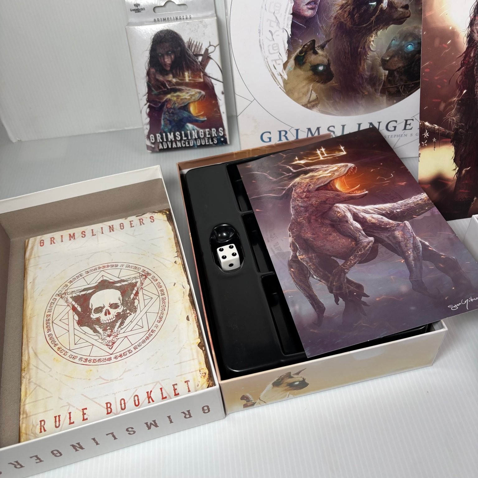 Grimslingers Board Game, Deluxe Box, Northern Territory & Advanced Duels Sets