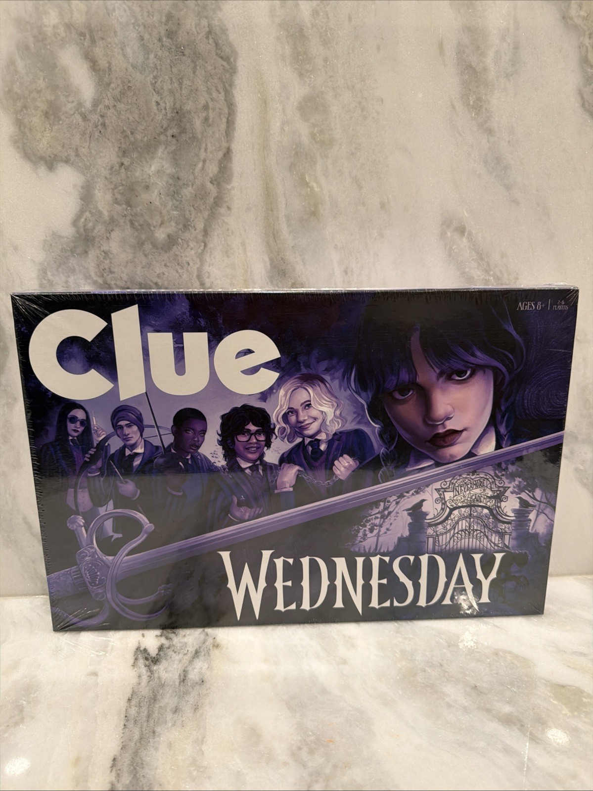 CLUE Wednesday 2024 Edition Board Game USAopoly Hasbro NEW