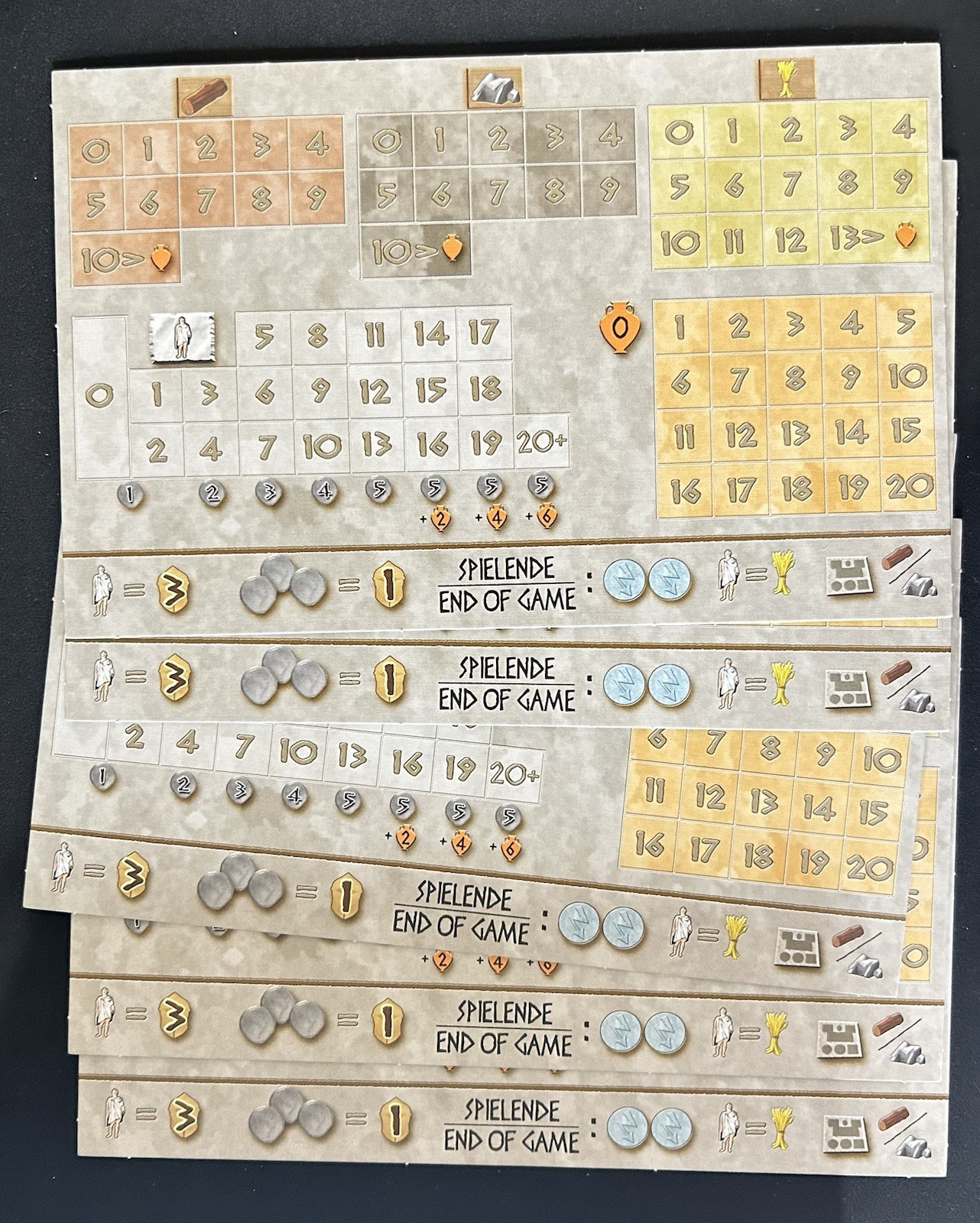 Peloponnes Board Game 2016 Iron Games English, French & Dutch Rules
