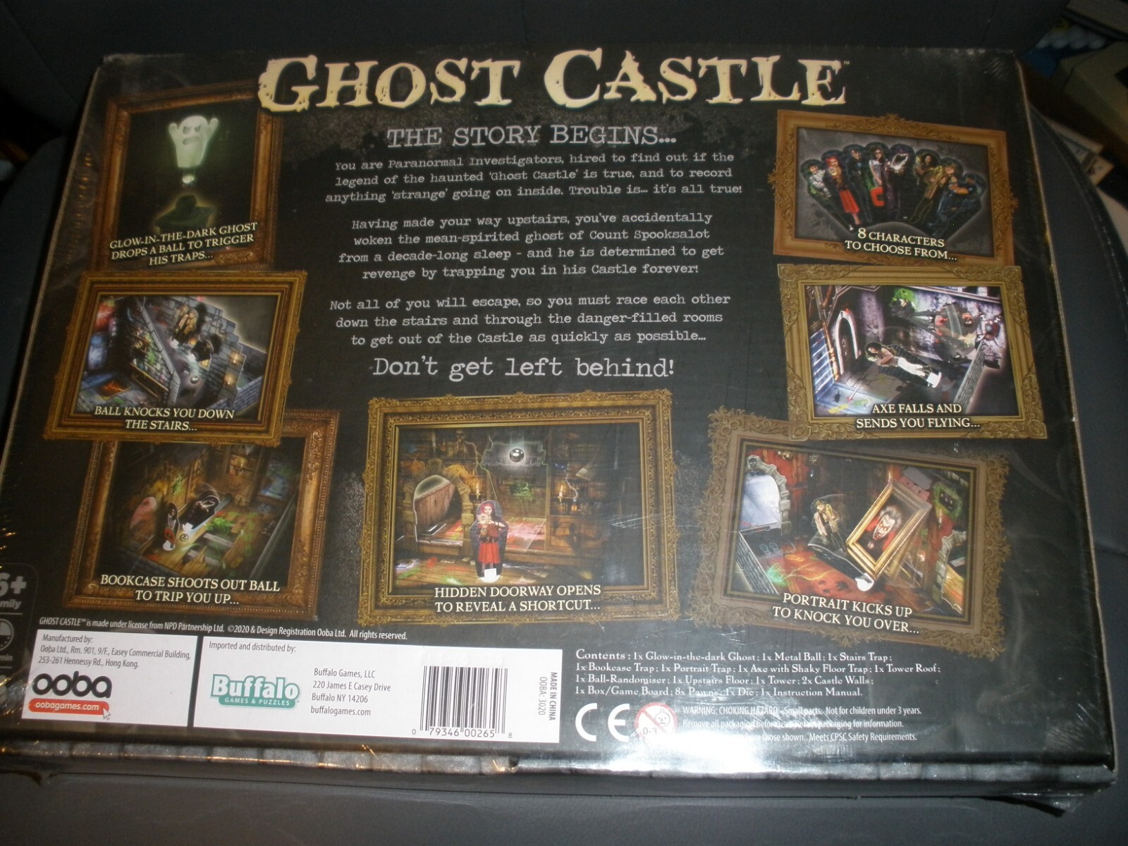 NEW Ghost Castle Family Board Game Buffalo Games Sealed 2-6 Players