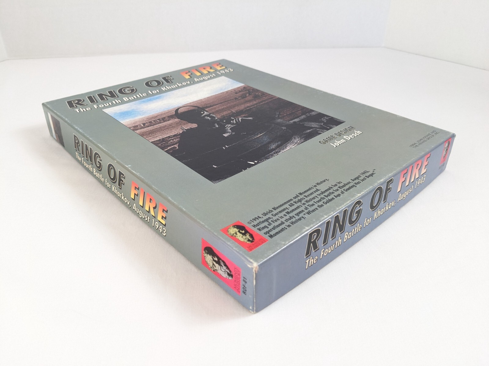 RING OF FIRE Battle Kharkov War Board Game Used Moments In History ROF-01 1994