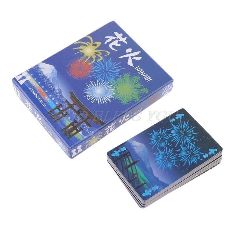 Board Game HANABI 2-5 Players Cards Games Party Family Parents Kids Cards Game