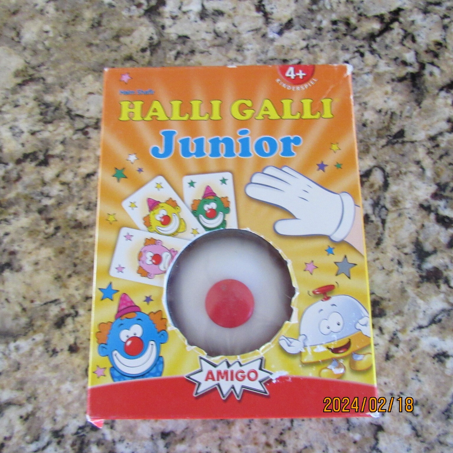 Lot 2 German Edition-Games-Ubongo-Kosmos-2015-Halli Galli Junior-Amigo-2010