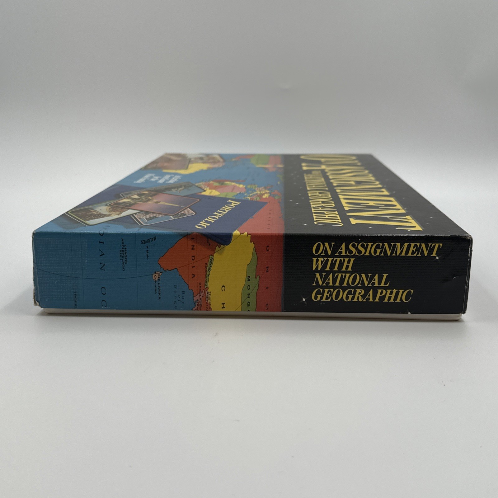 Vintage 1990 On Assignment with National Geographic Educational Board Game Compl